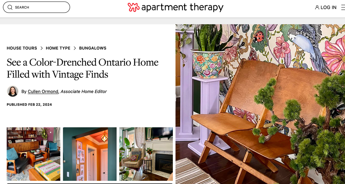 APARTMENT THERAPY: Vintage Furniture Shines in this Home