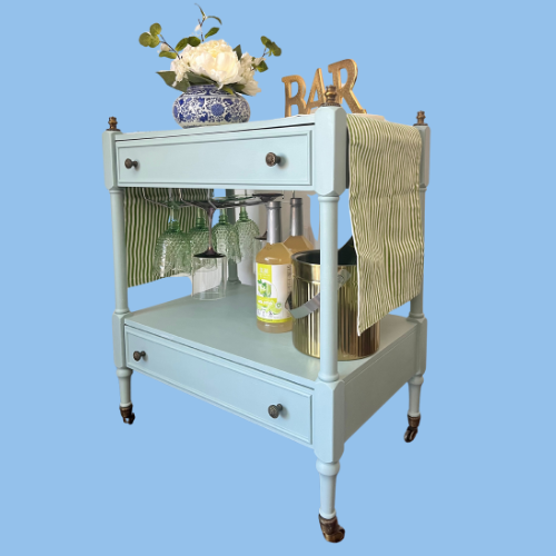 Coastal Bar Cart