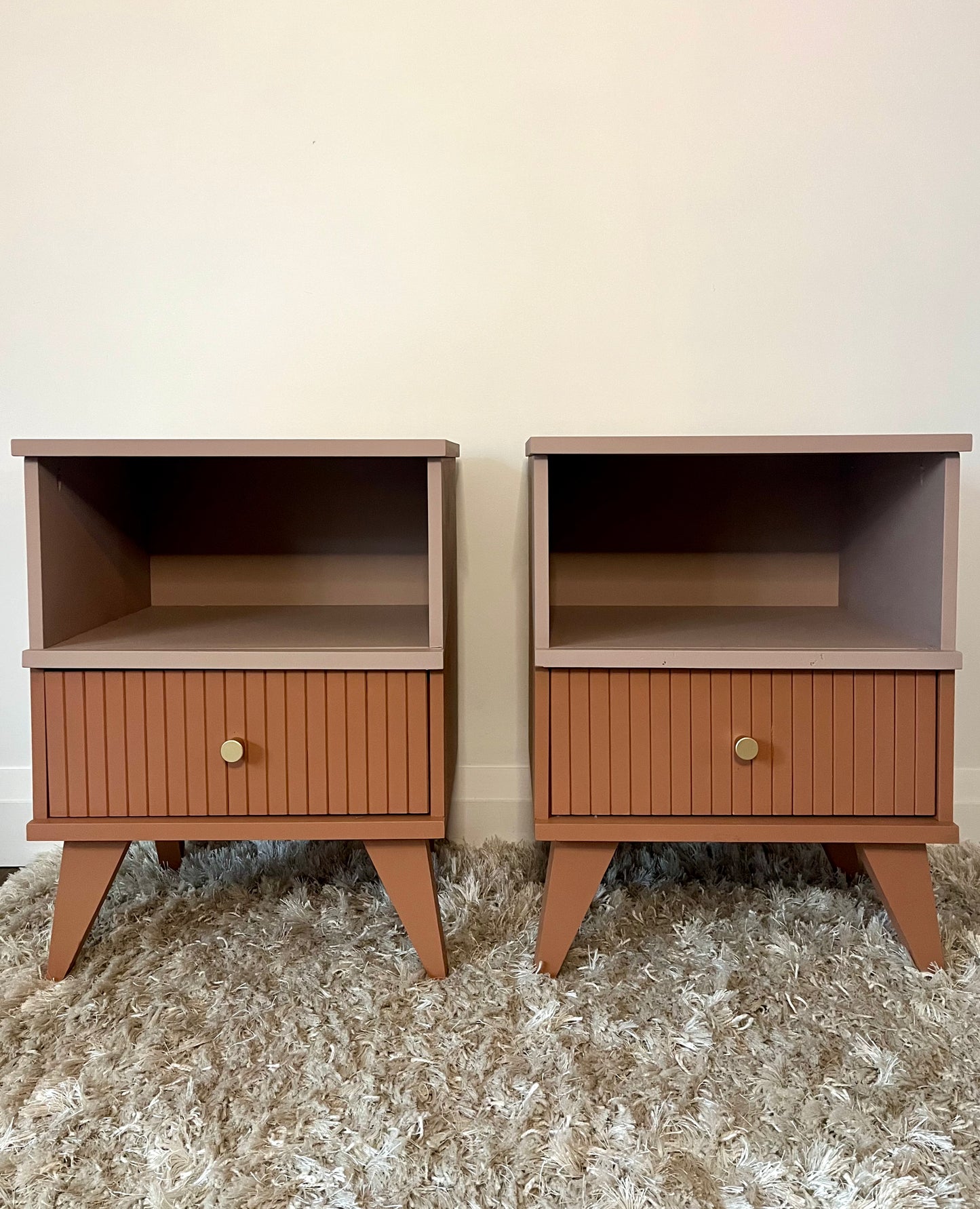 Warm End Table Pair