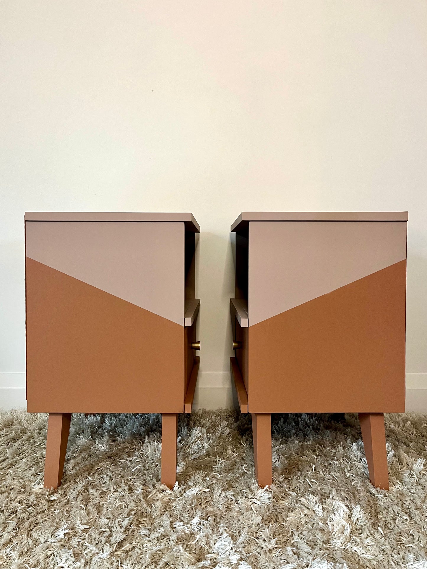 Warm End Table Pair