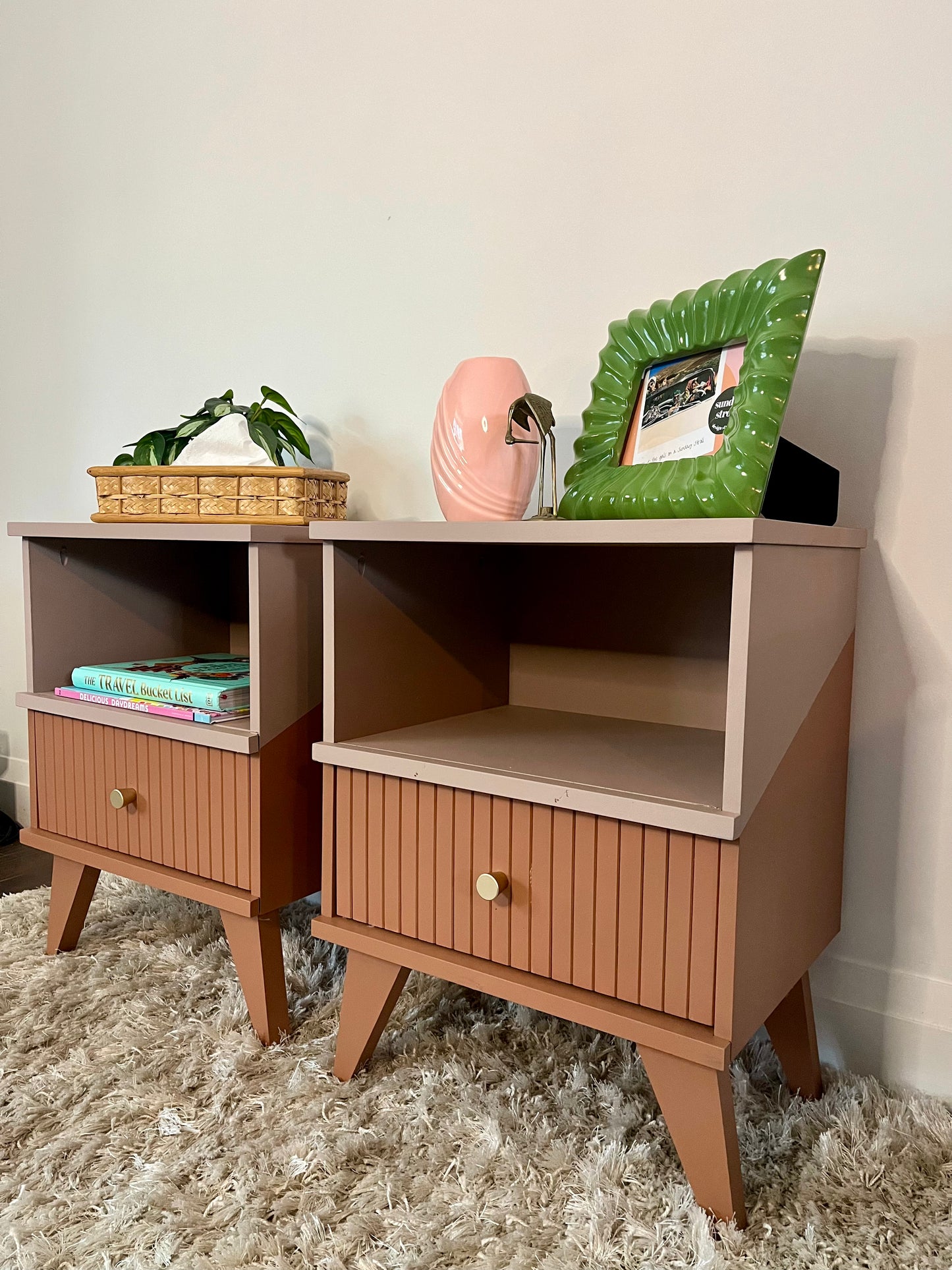 Warm End Table Pair