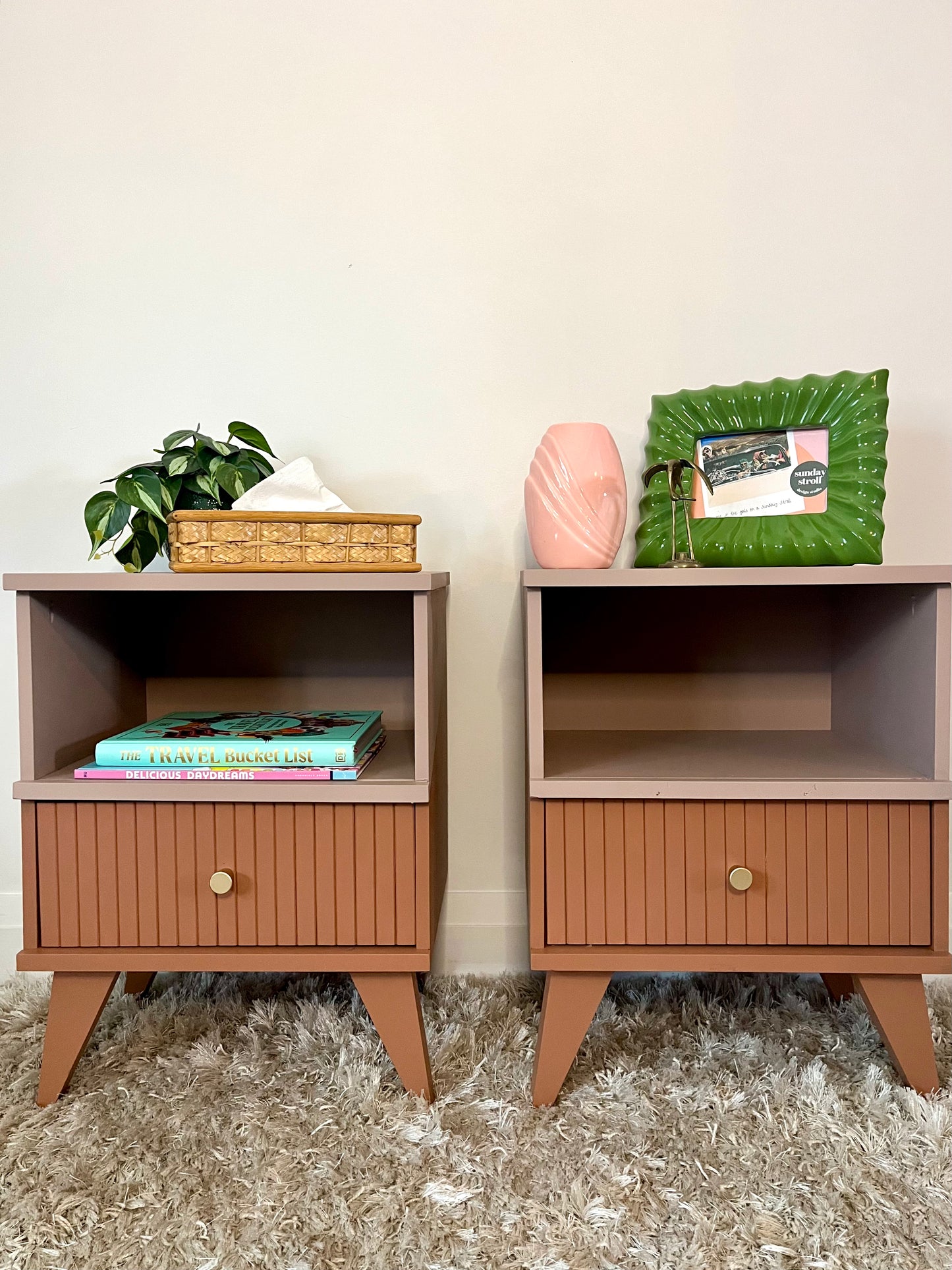 Warm End Table Pair