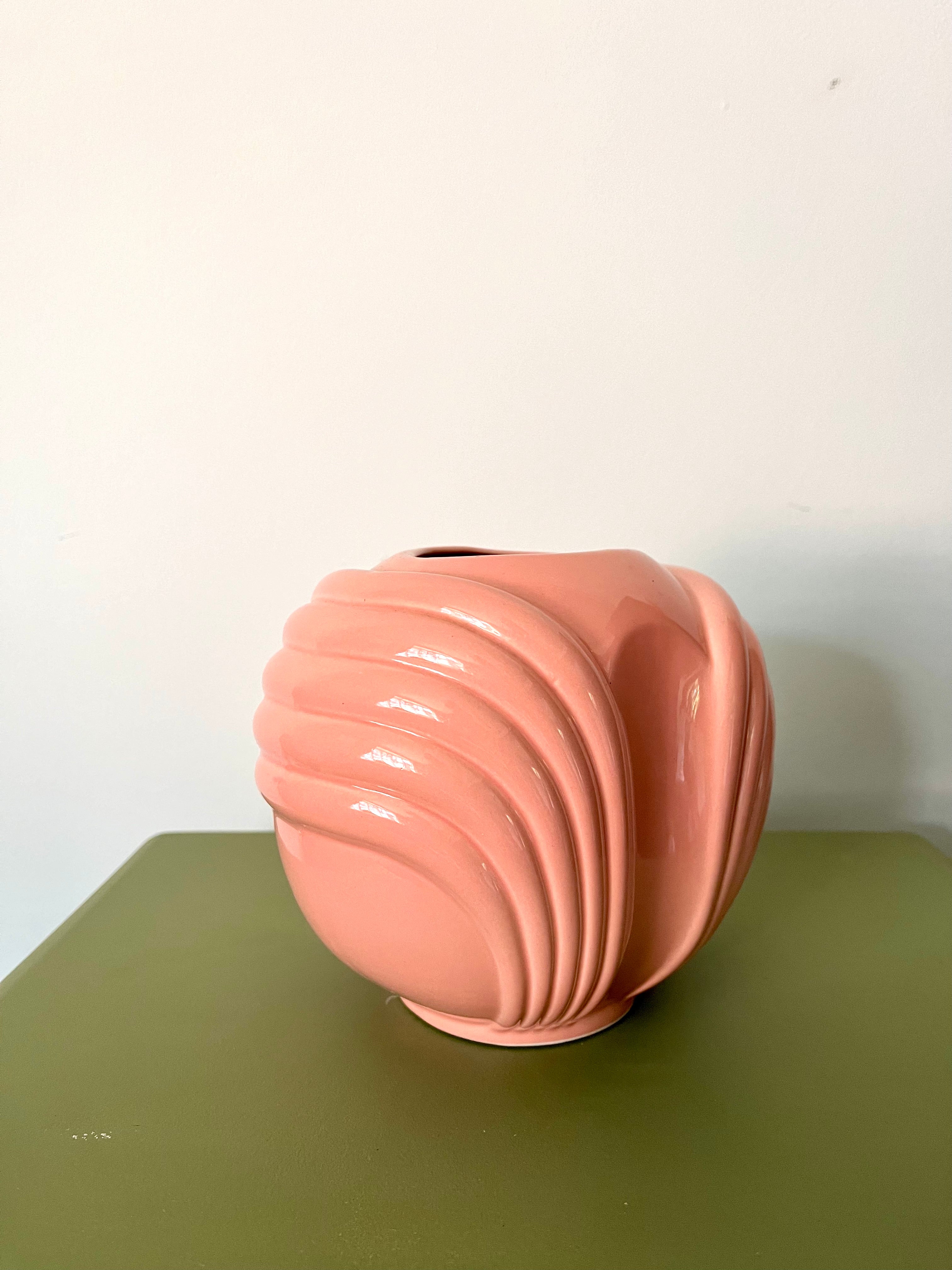 Blush Double Fan Vase