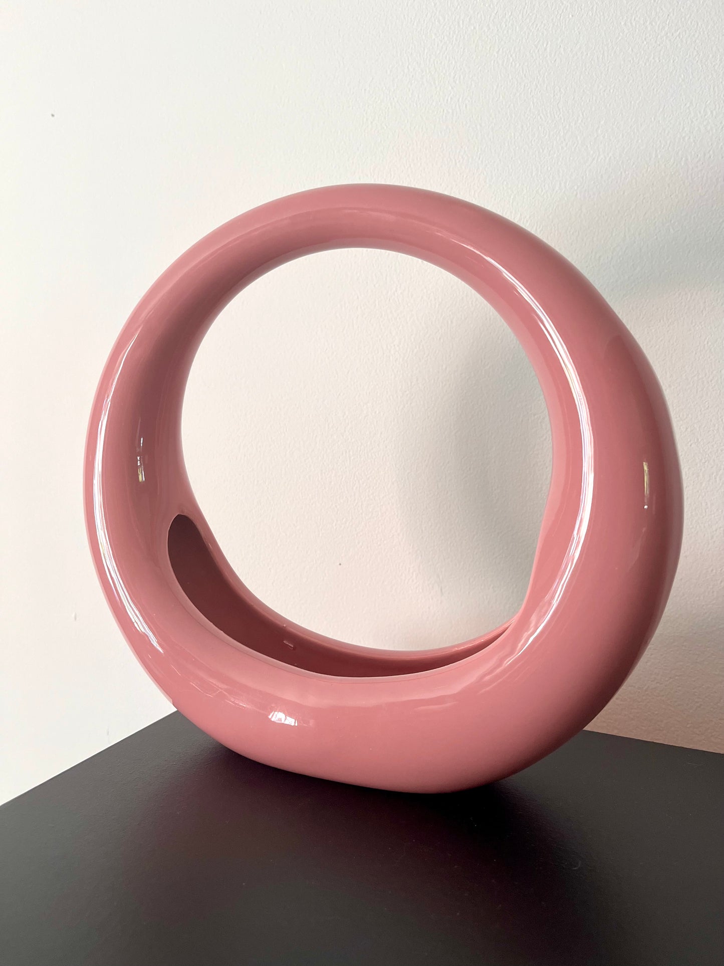 Pink Circular Halo Vase