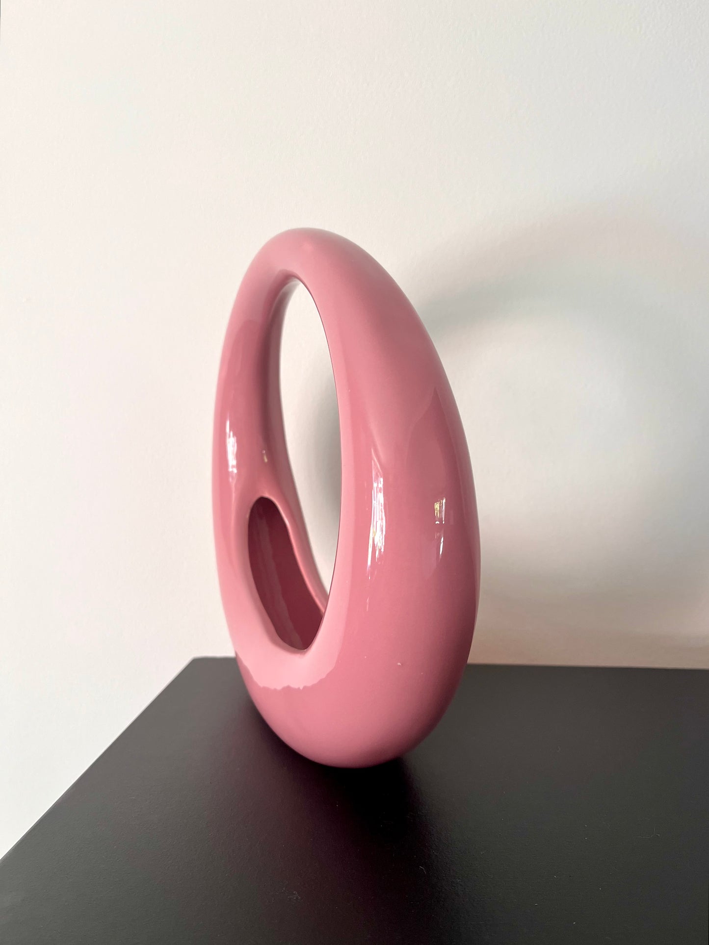 Pink Circular Halo Vase