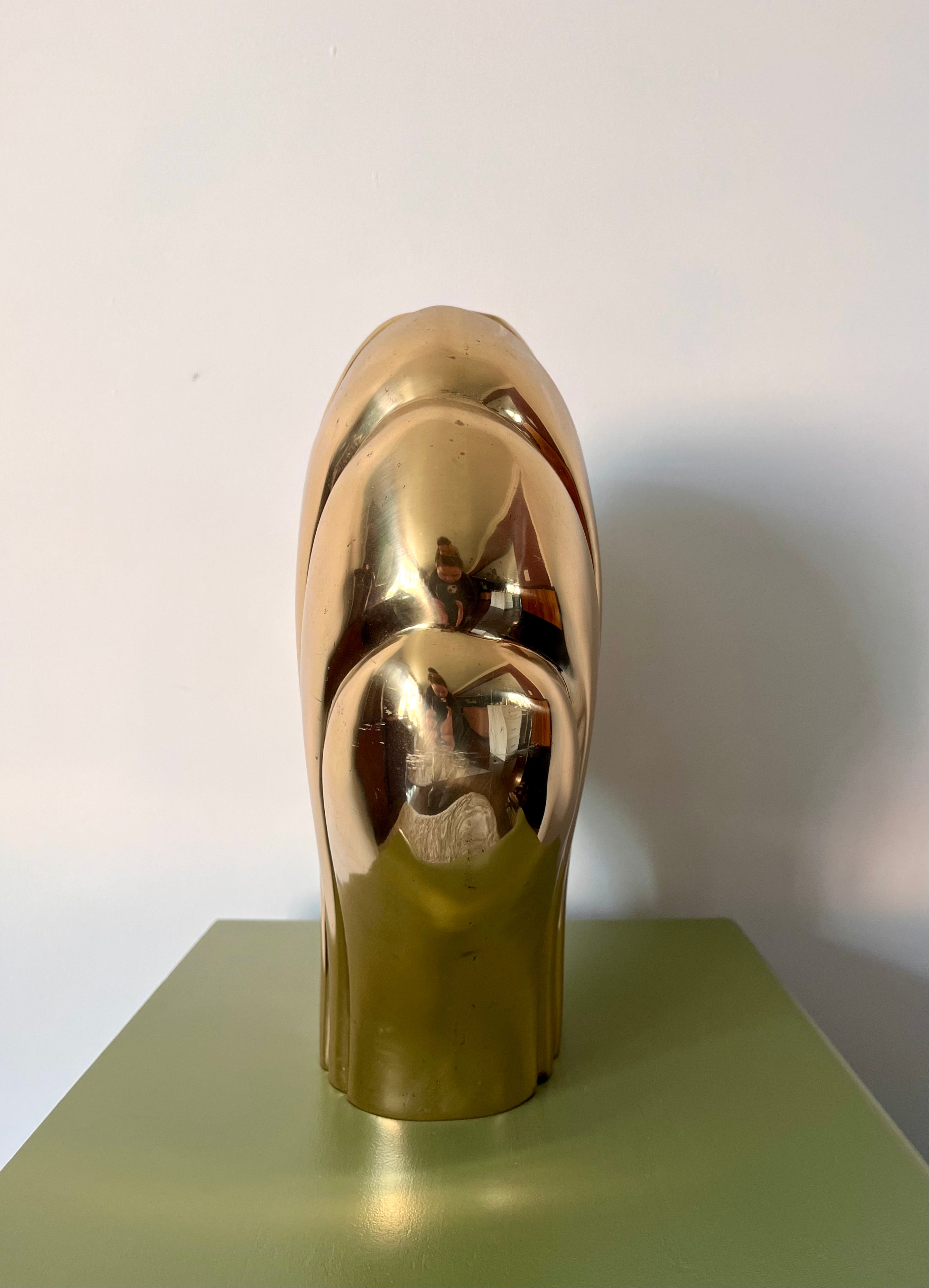 Brass Shell Vase