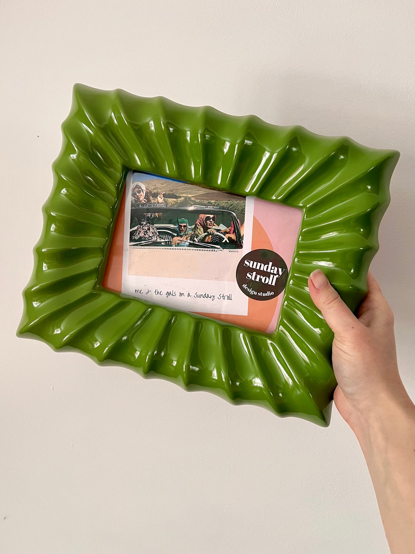 Green Ceramic Statement Frame