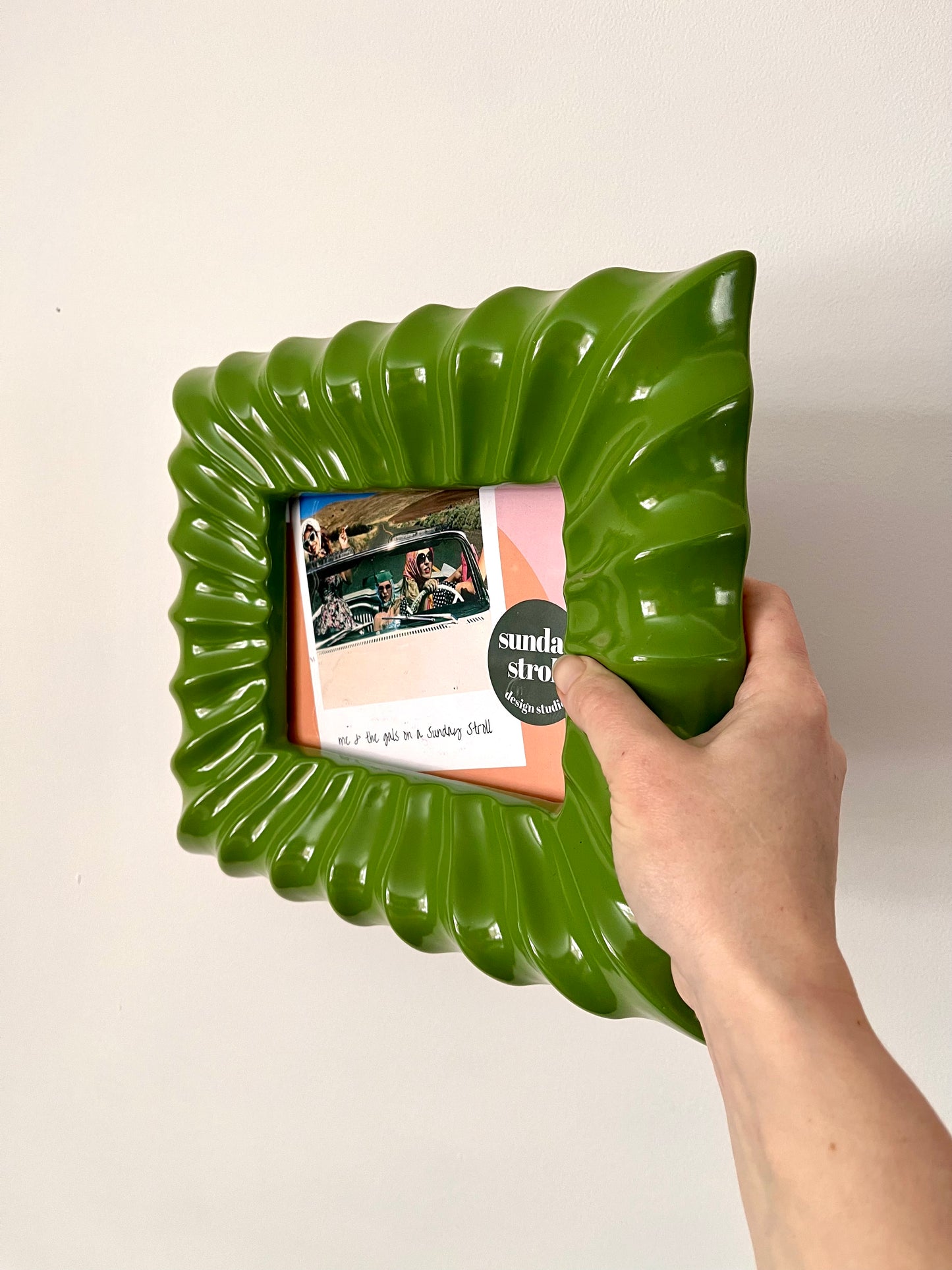 Green Ceramic Statement Frame