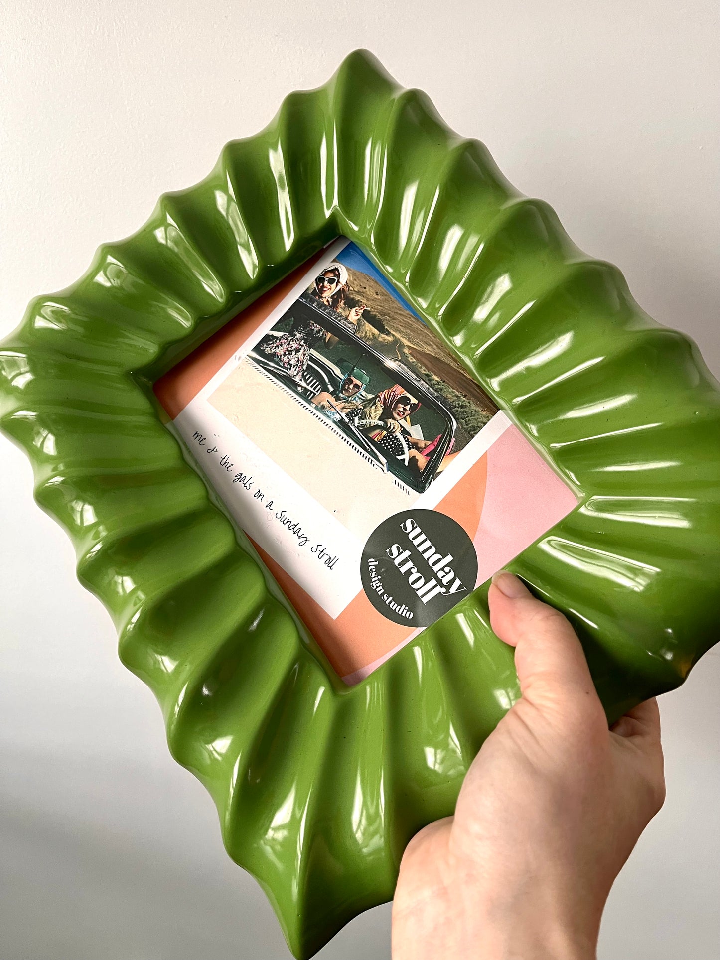 Green Ceramic Statement Frame