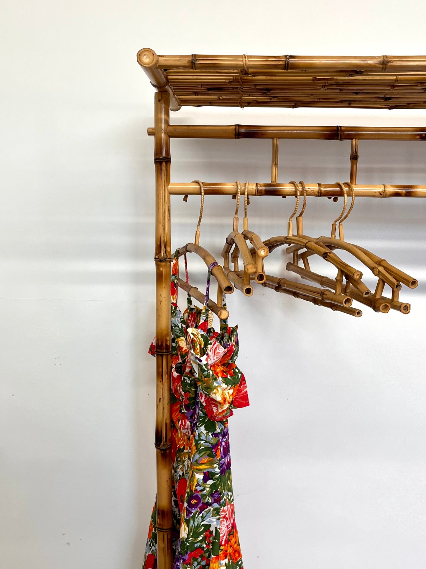 Rattan & Bamboo Clothing Rack