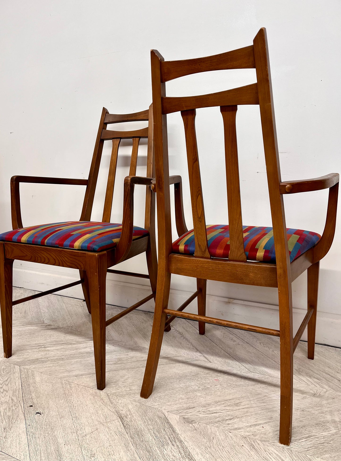 Multi Colour Dining Chair Pair