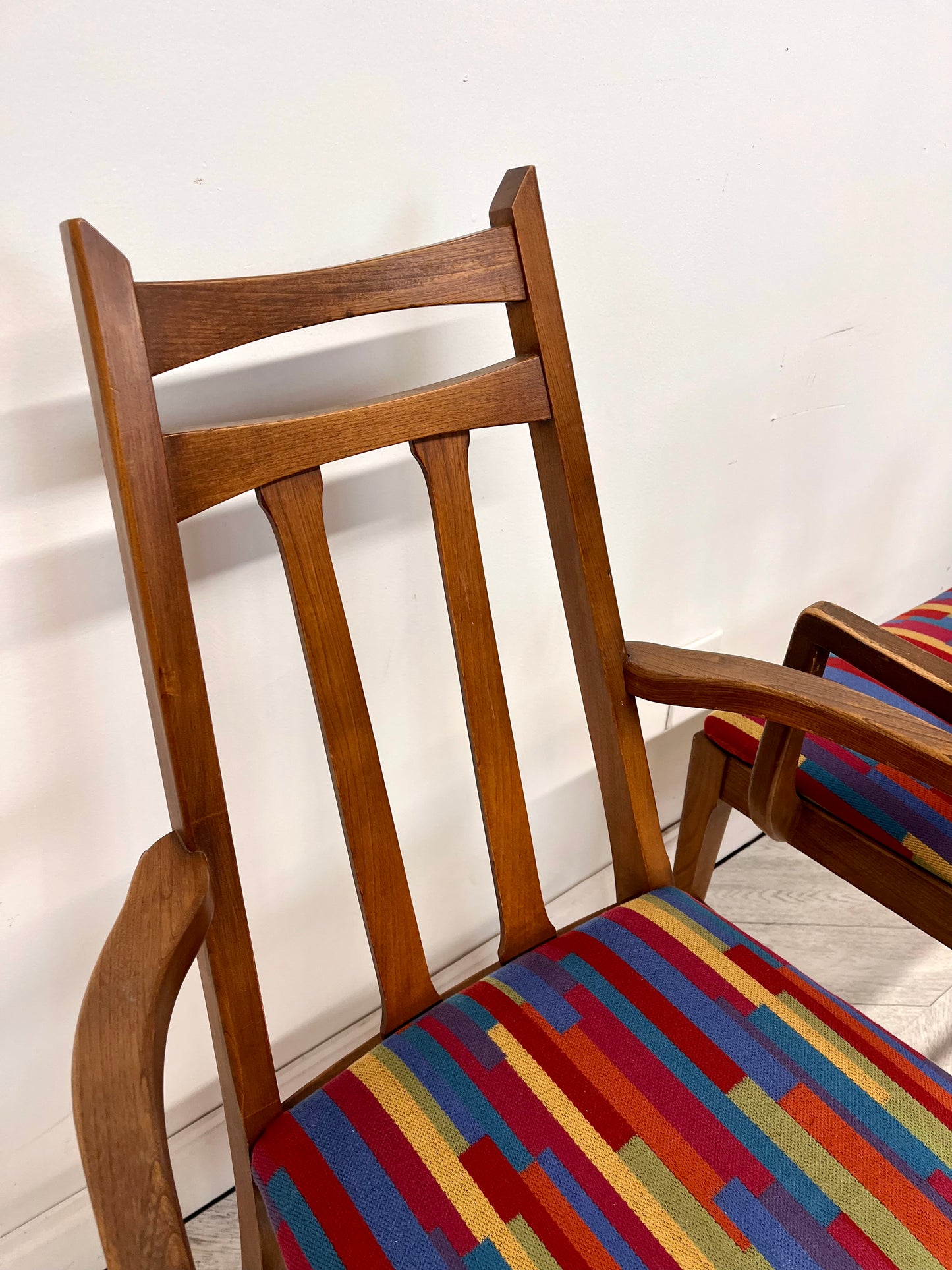 Multi Colour Dining Chair Pair