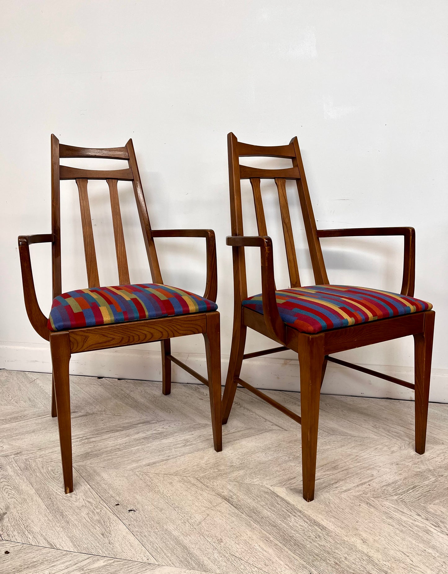 Multi Colour Dining Chair Pair