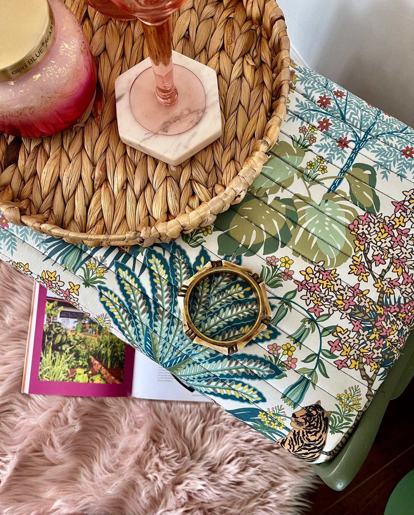 Jungle Upholstered Bench