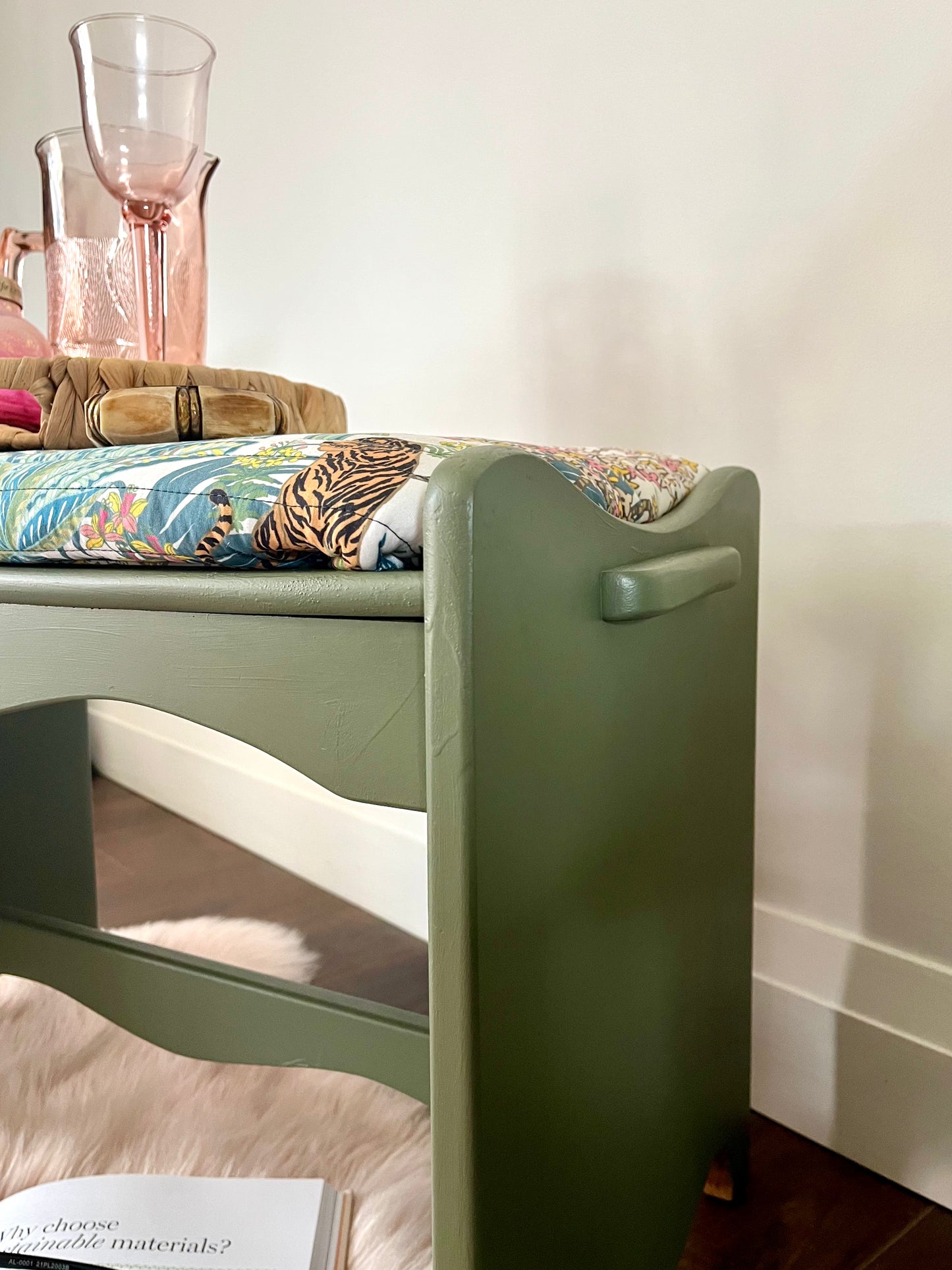 Jungle Upholstered Bench