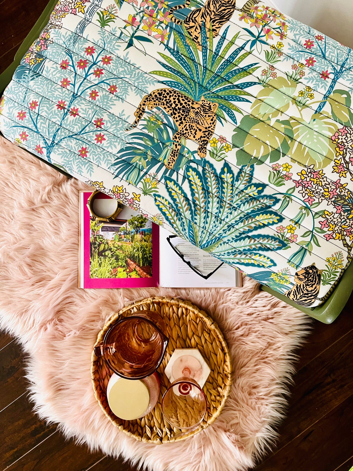Jungle Upholstered Bench