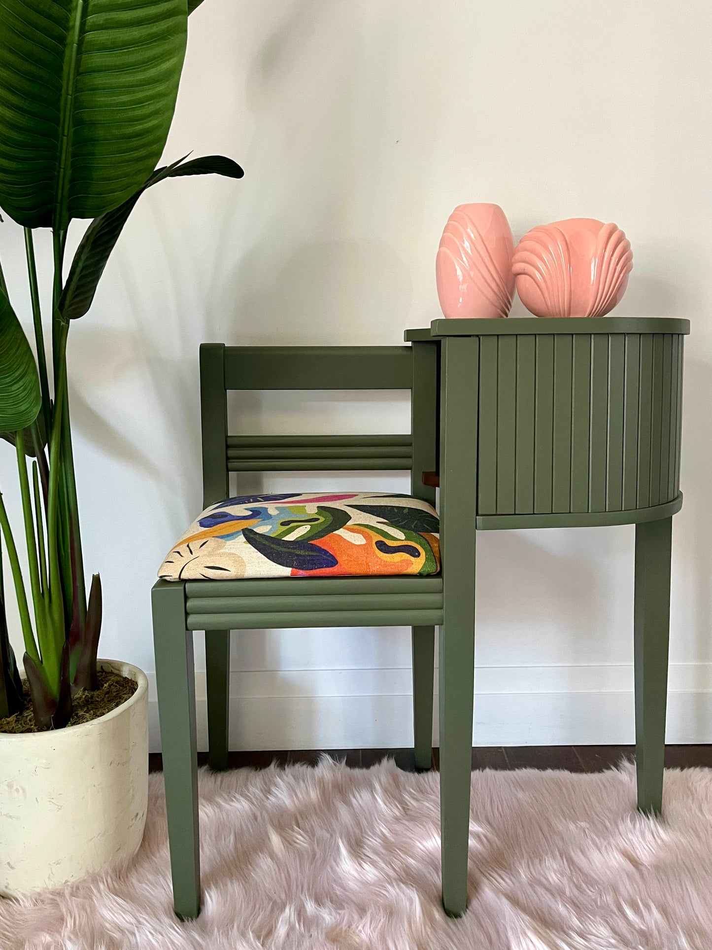 Fluted Phone Table