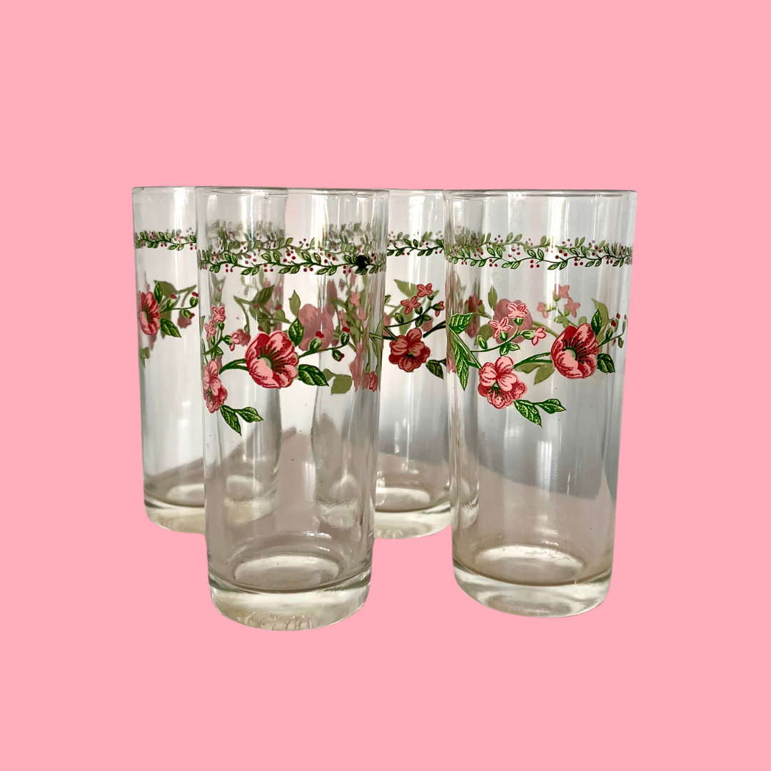Floral Brunch Glasses