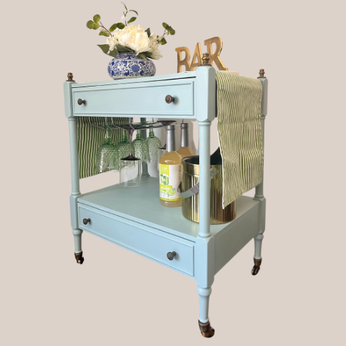 Coastal Bar Cart