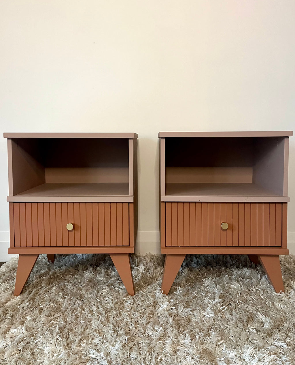 Warm End Table Pair