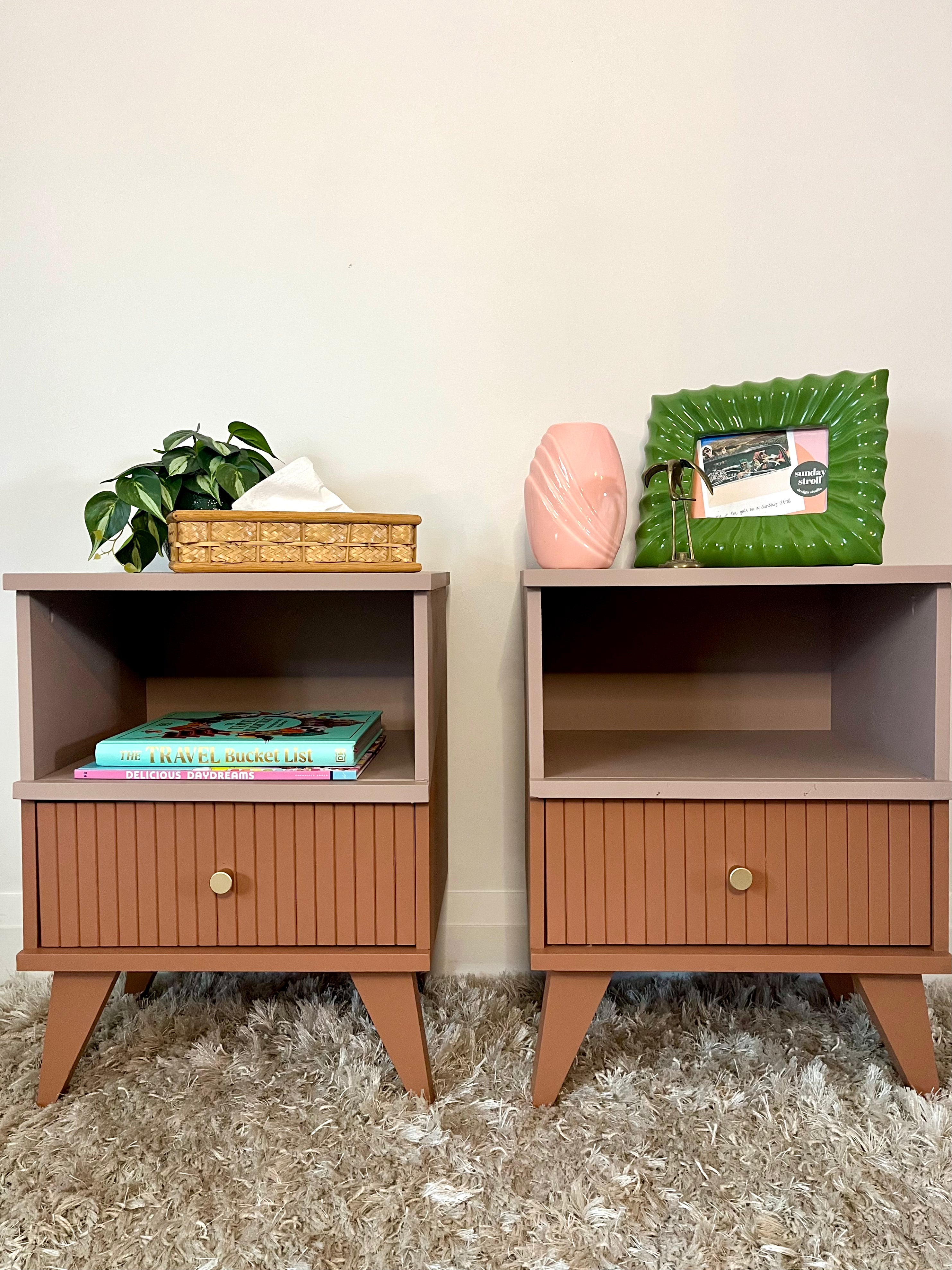 Warm End Table Pair