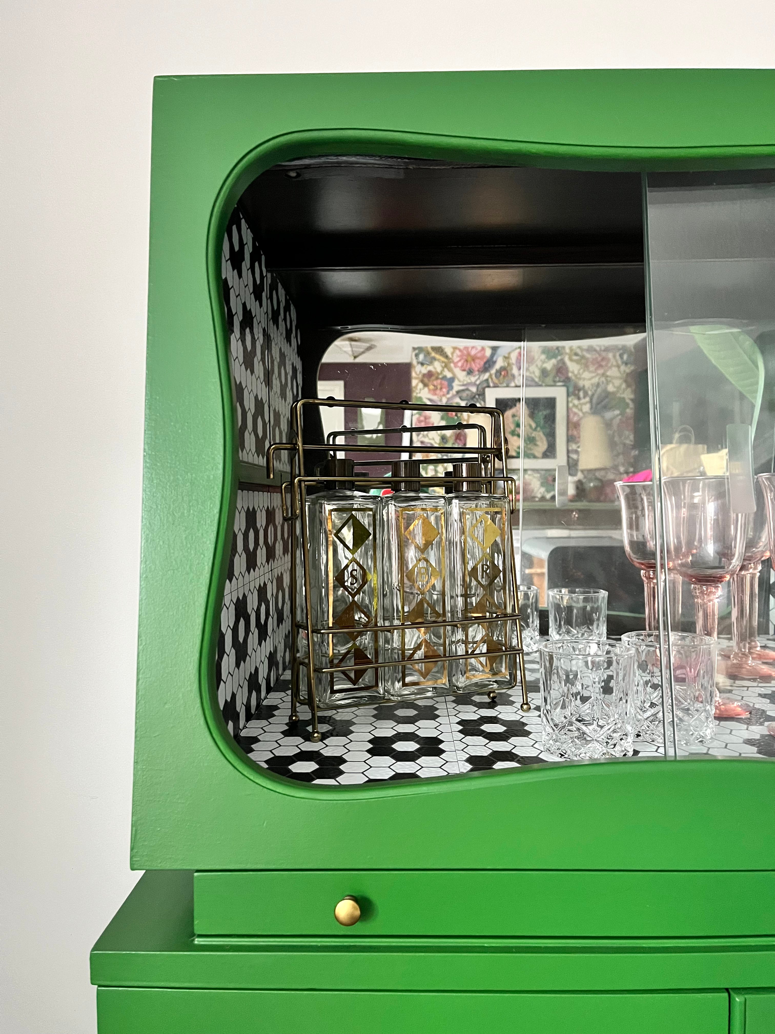 Green Cocktail Cabinet