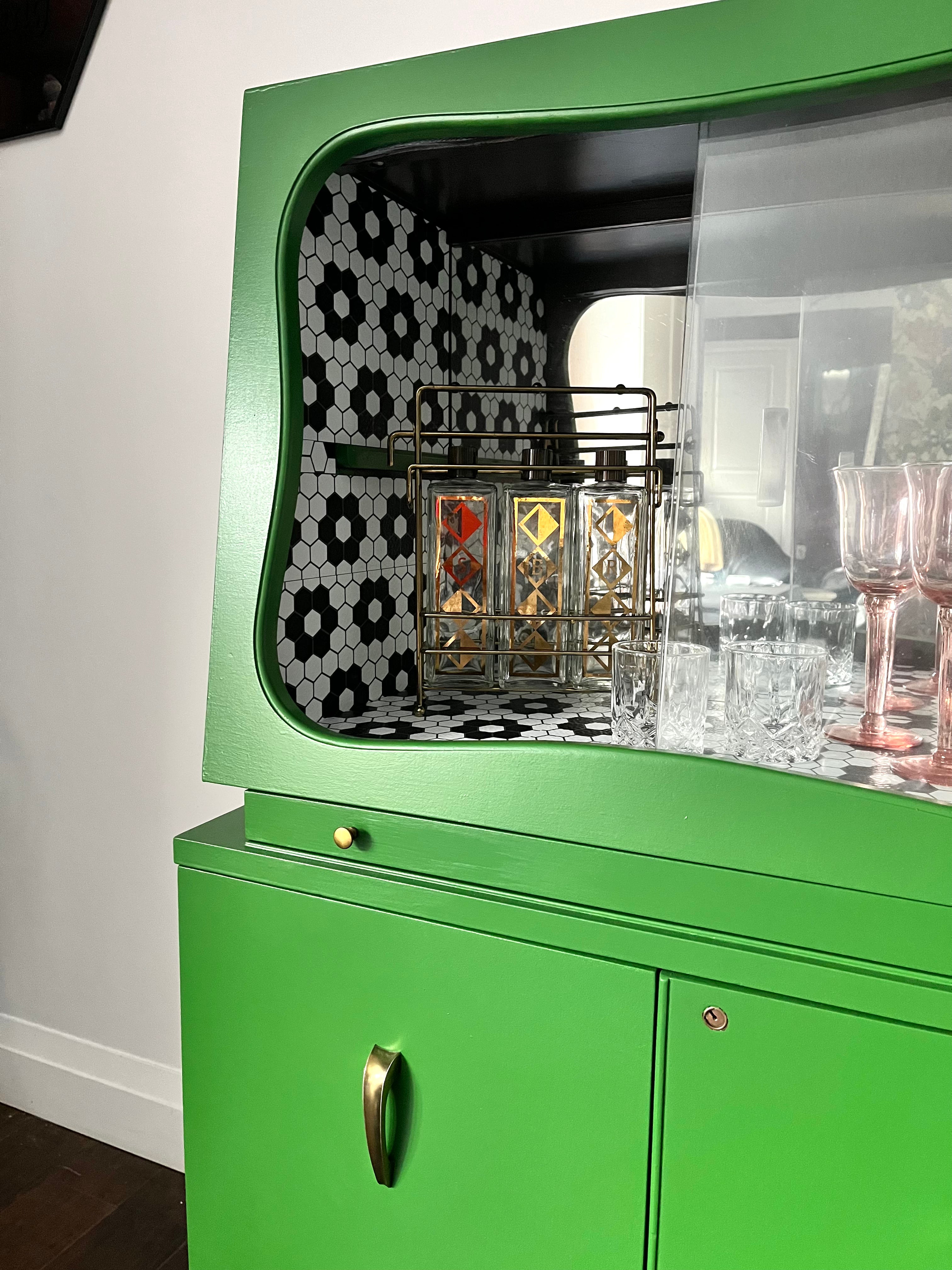 Green Cocktail Cabinet