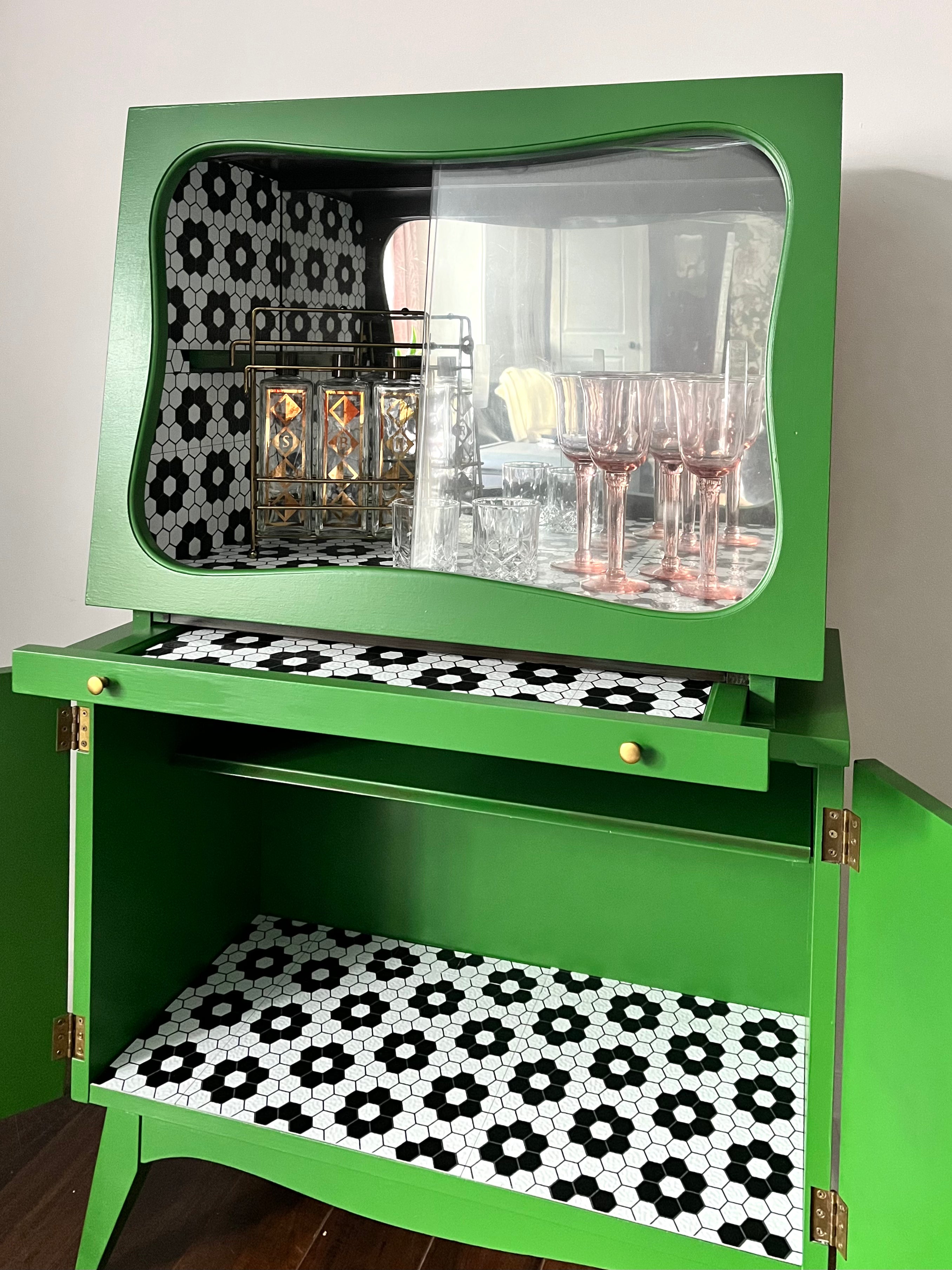 Green Cocktail Cabinet