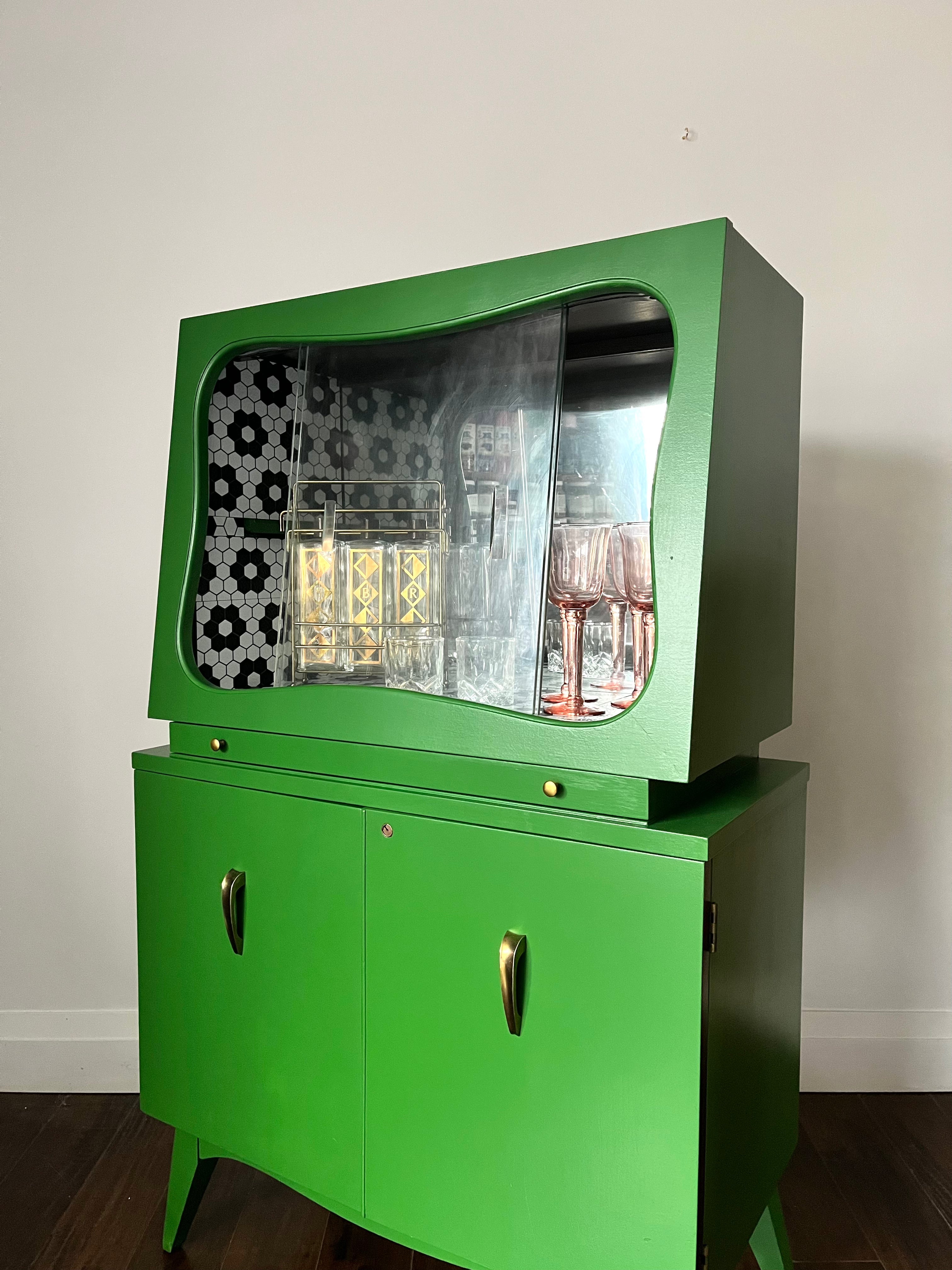 Green Cocktail Cabinet