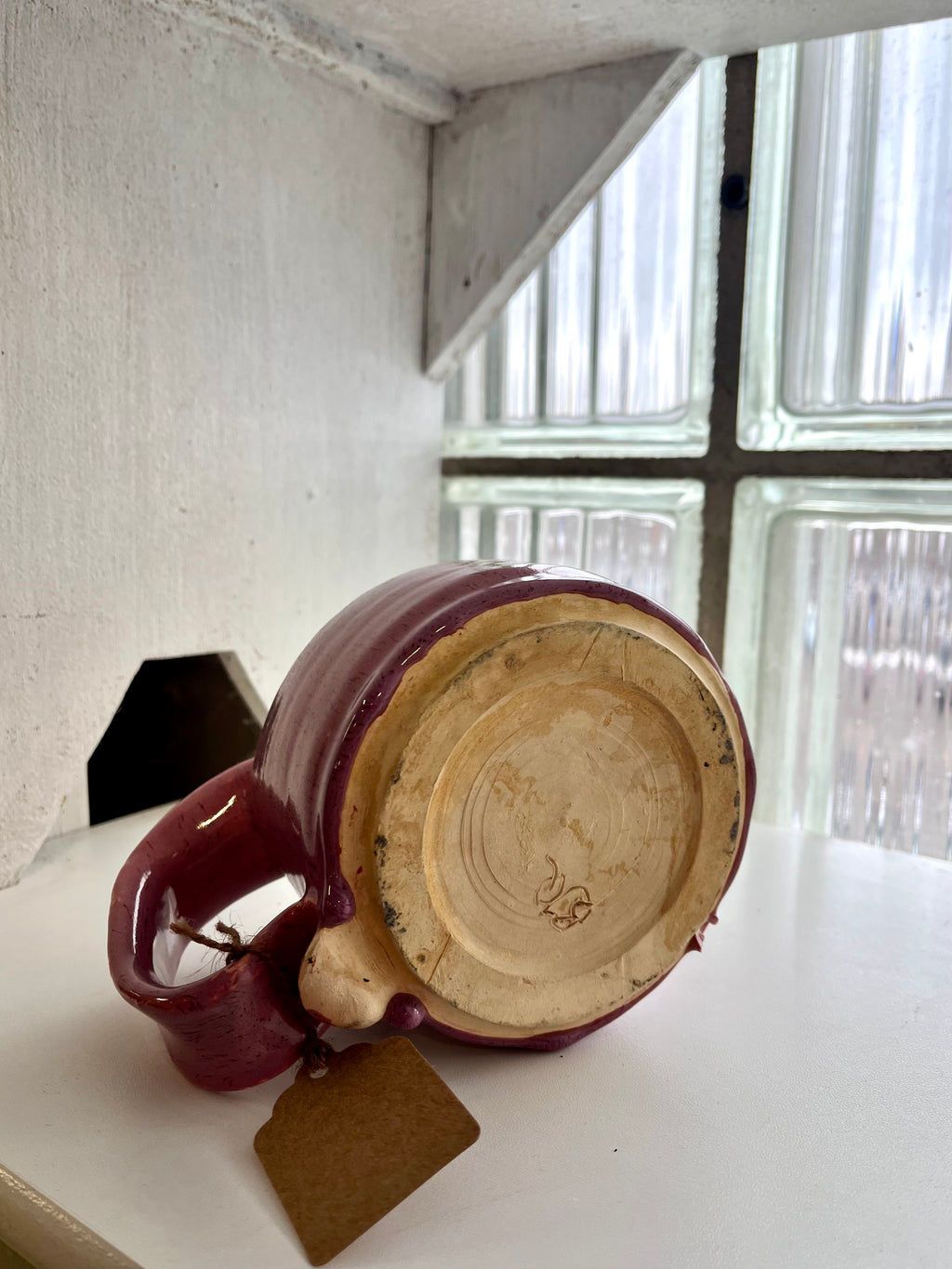 Pink Pottery & Candle