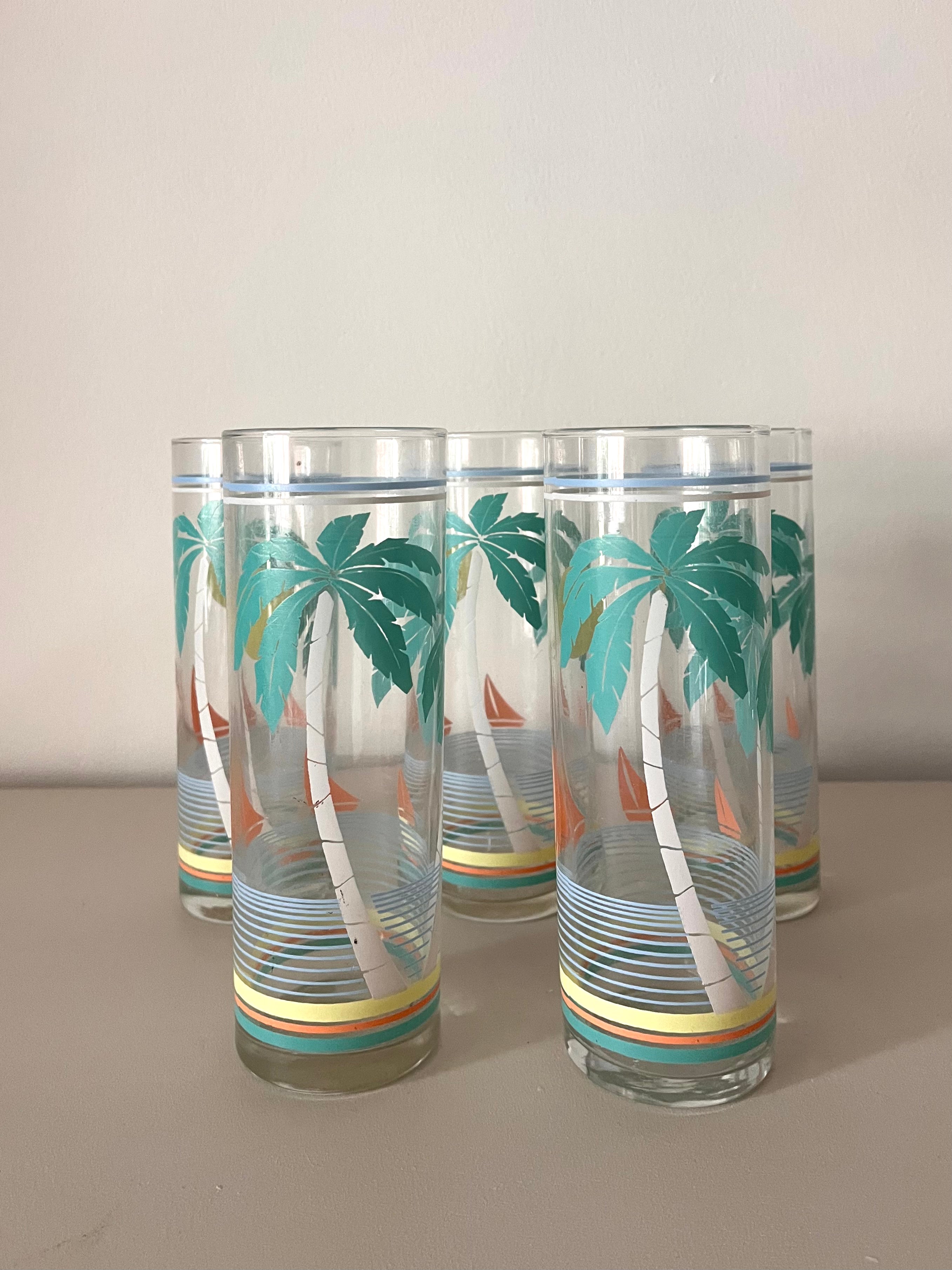 Vintage Shore Side Highball Glasses