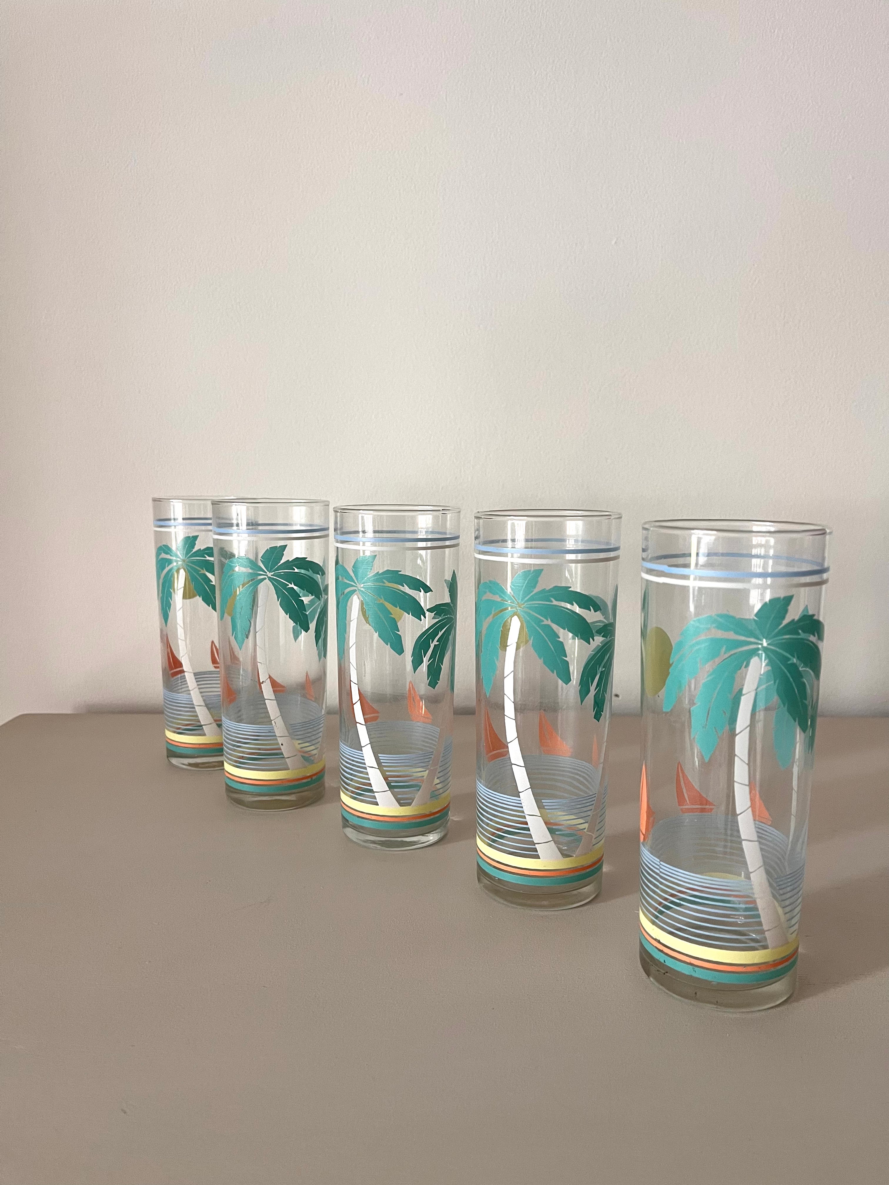 Vintage Shore Side Highball Glasses