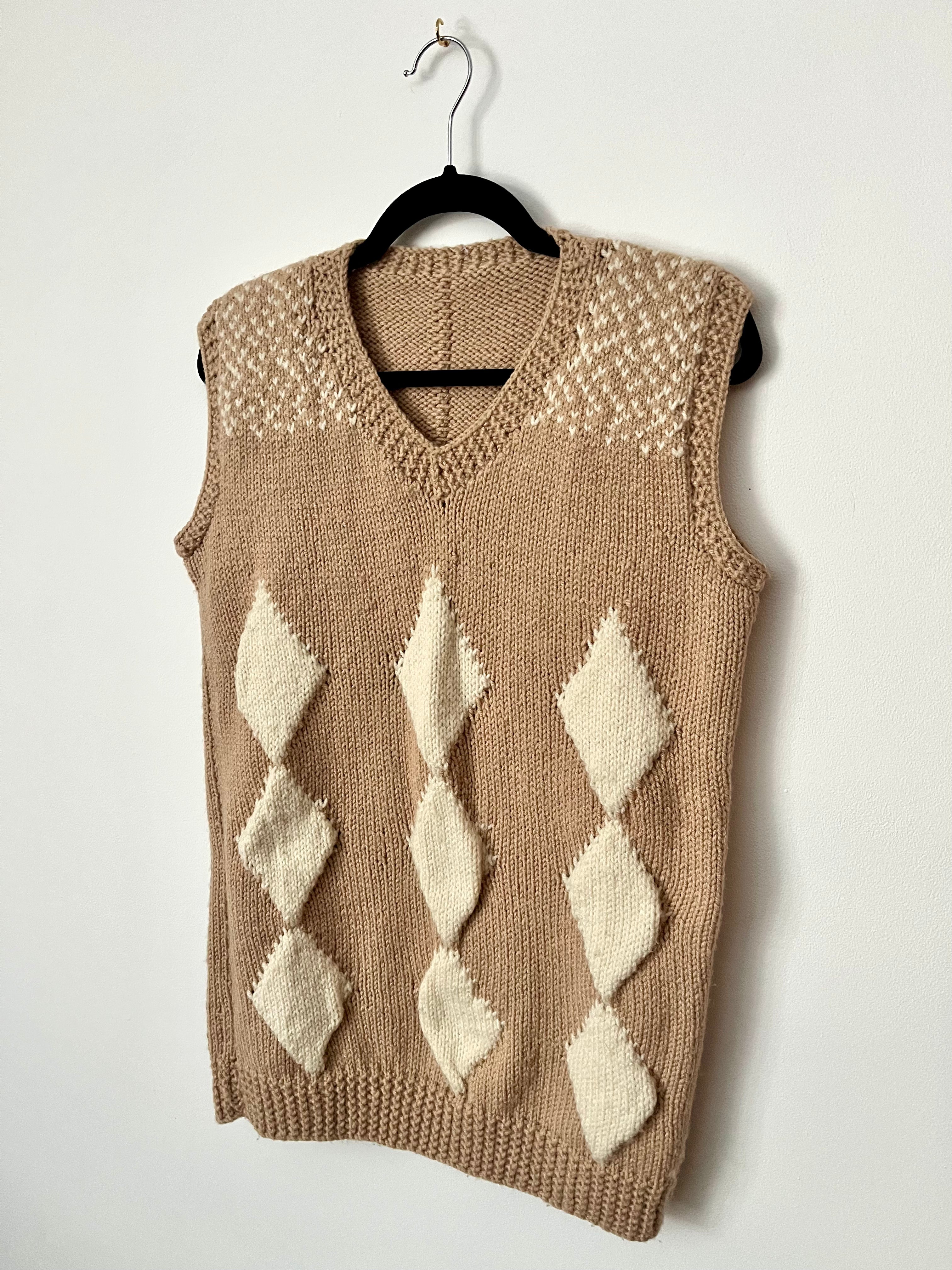 Argyle Wool Vest