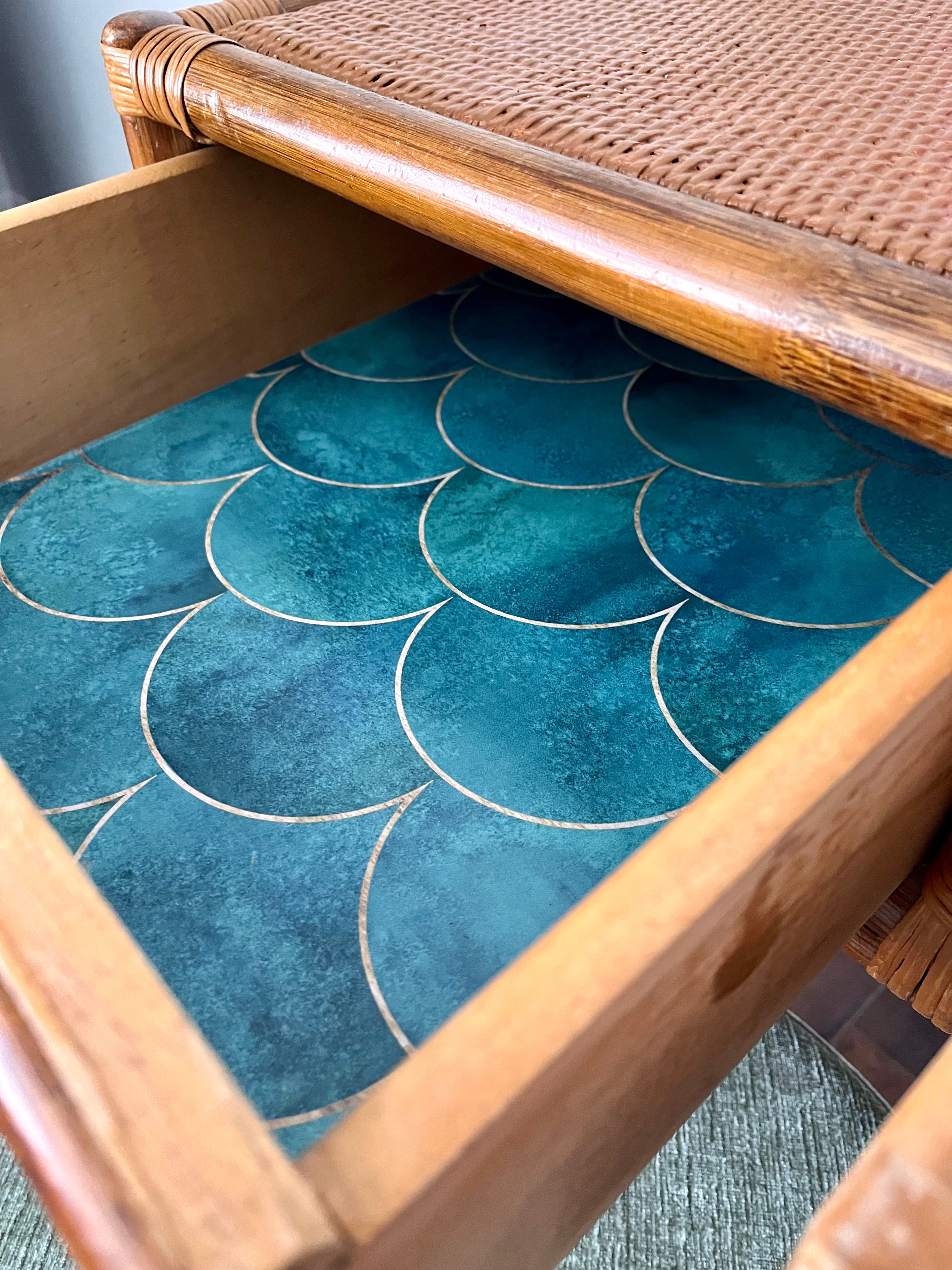 Vintage Bamboo Vanity