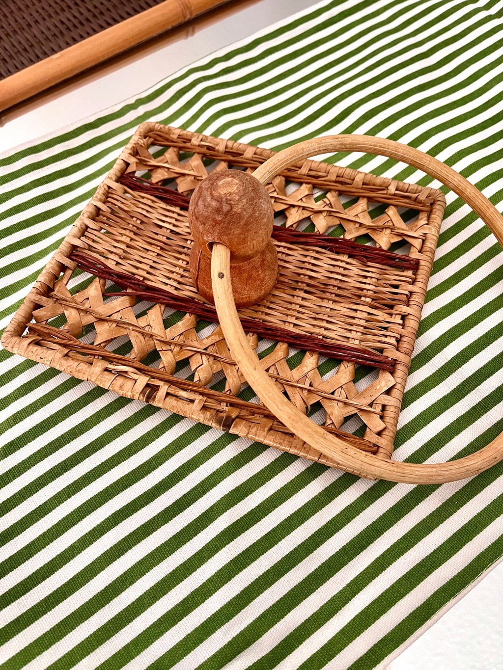 Wicker Hand Towel Caddy