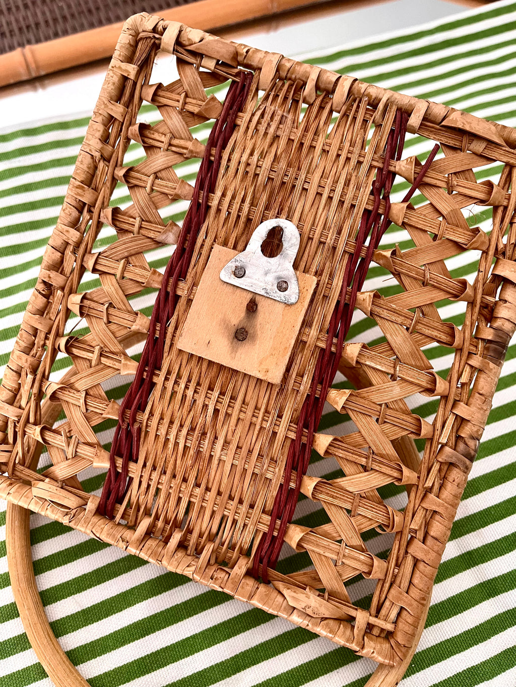Wicker Hand Towel Caddy