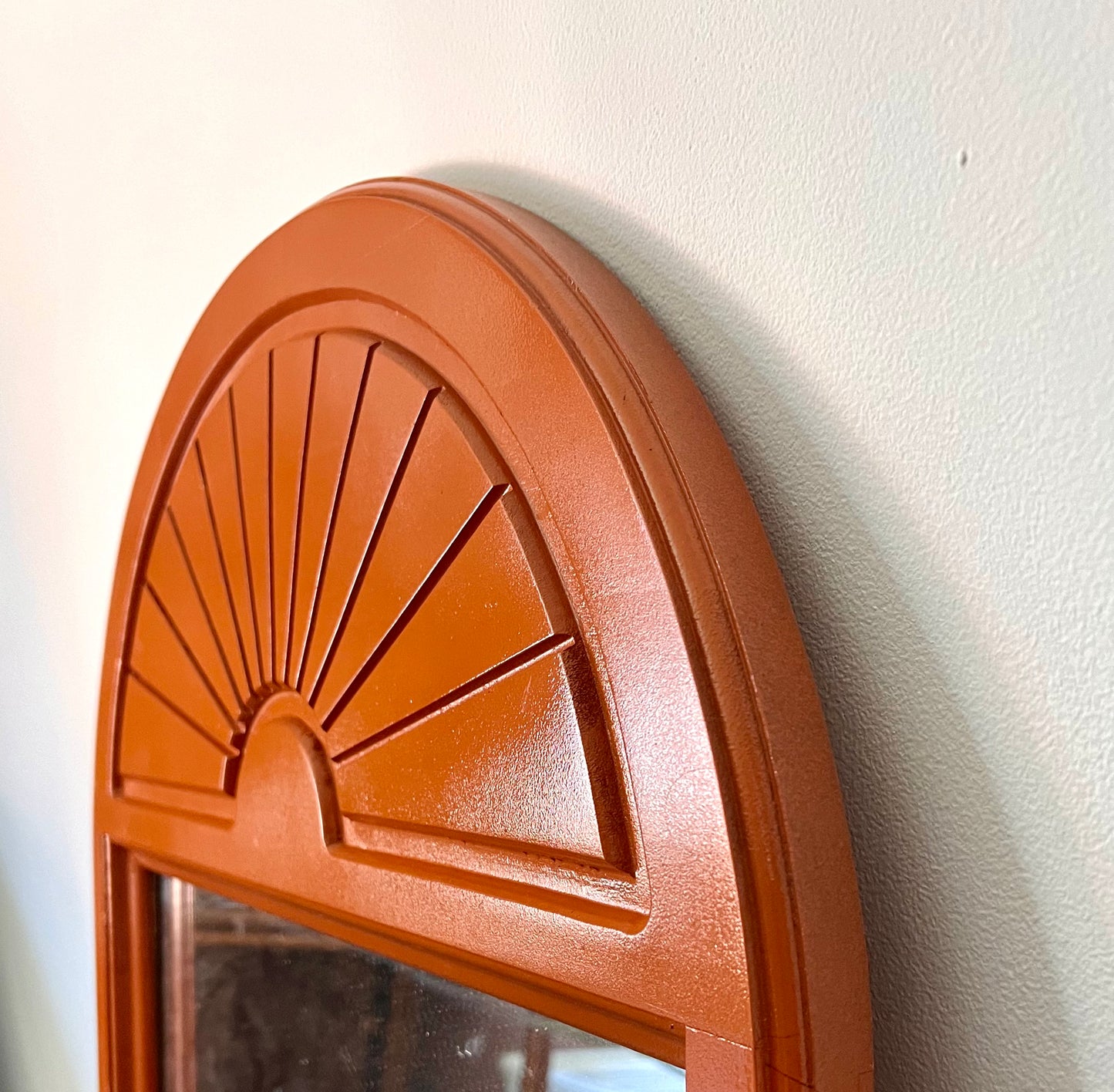 Burnt Orange Burst Mirror