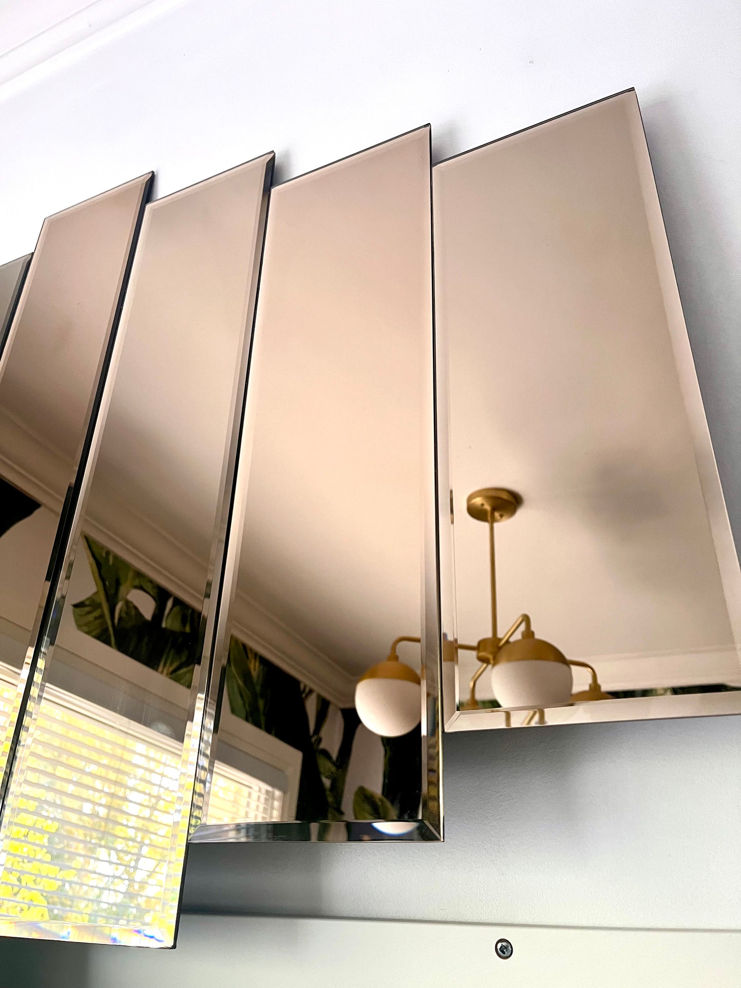 Seven Panel Statement Mirror