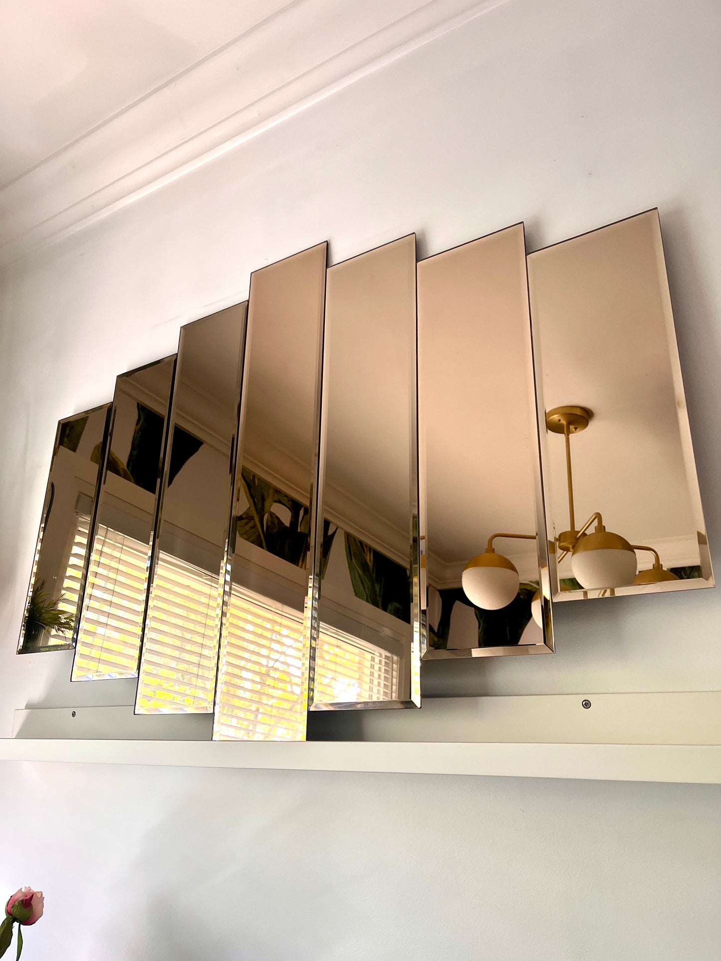 Seven Panel Statement Mirror