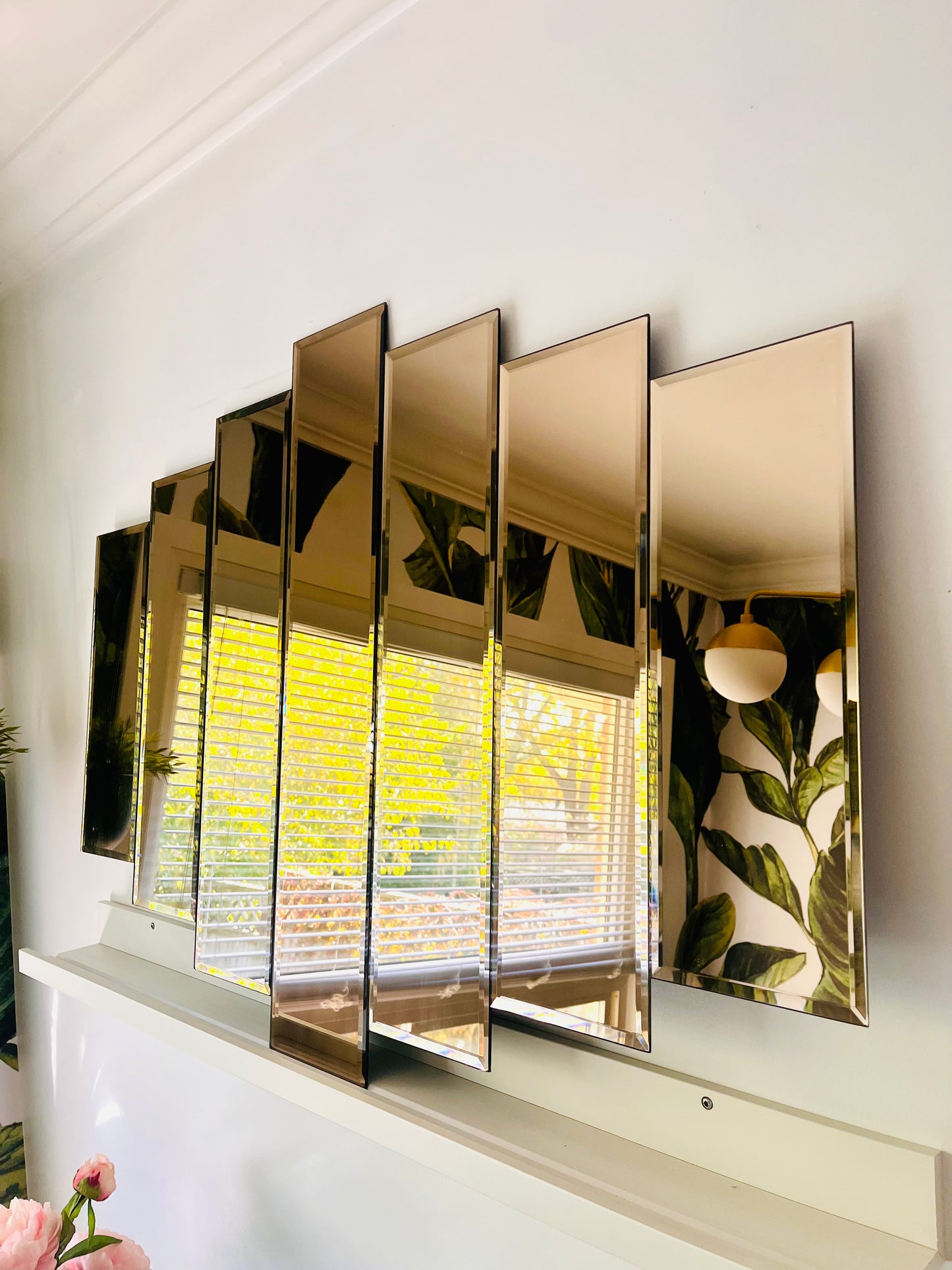 Seven Panel Statement Mirror