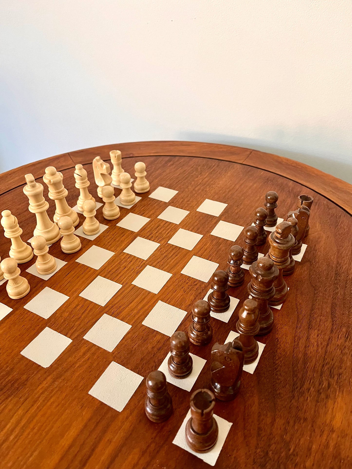 Delicraft Chess Game End Table