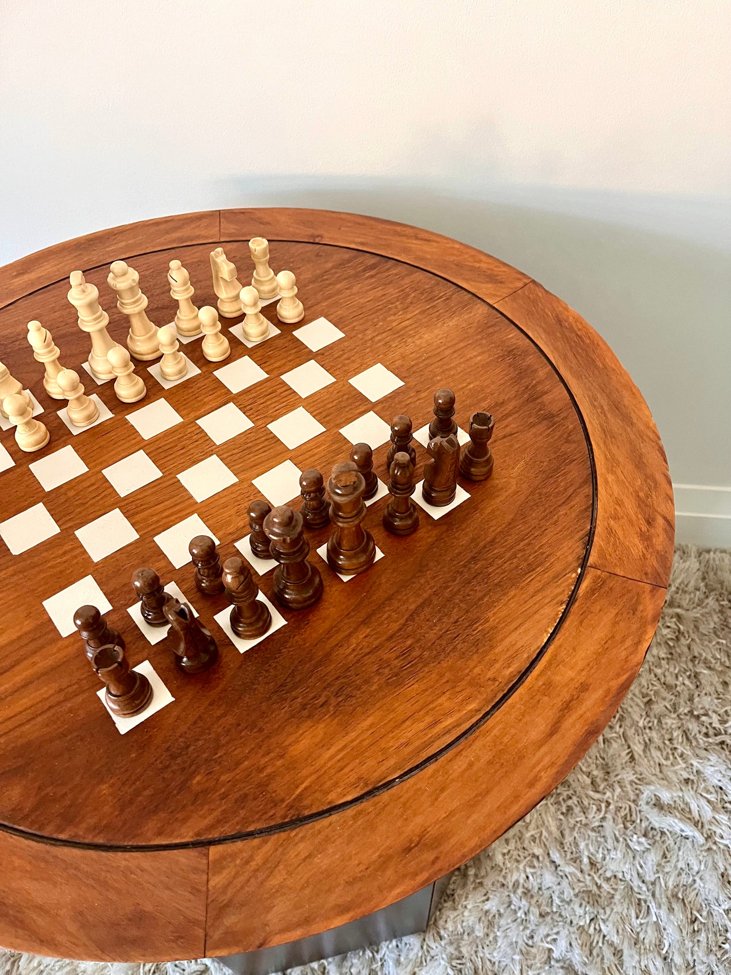 Delicraft Chess Game End Table