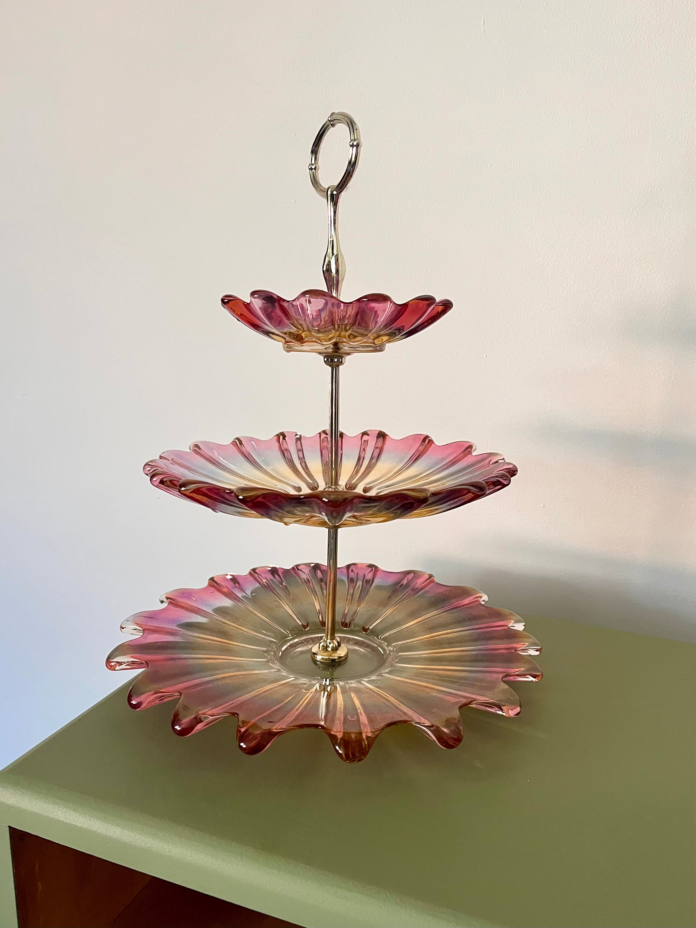 Glass 3 Tier Tray