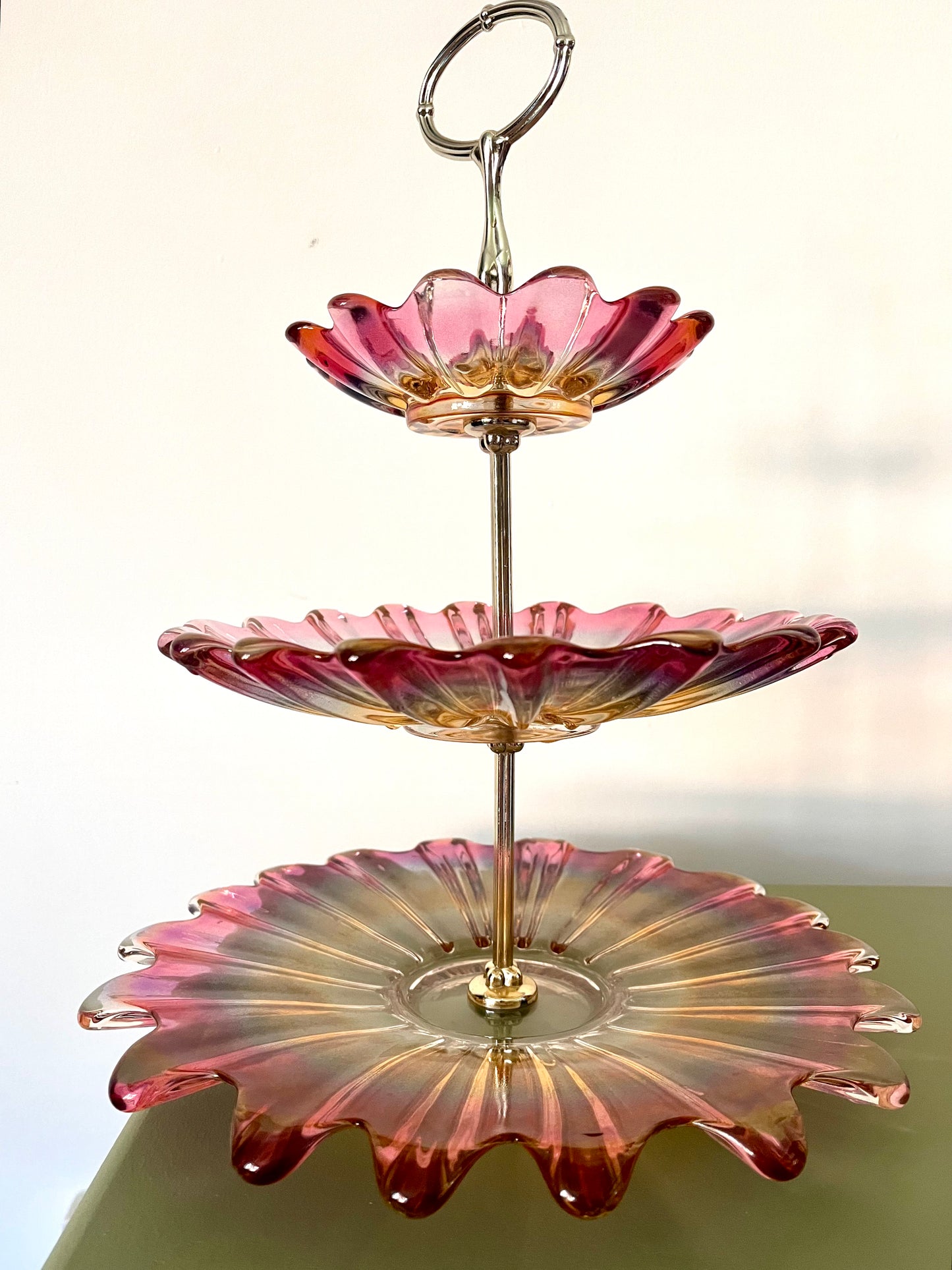 Glass 3 Tier Tray