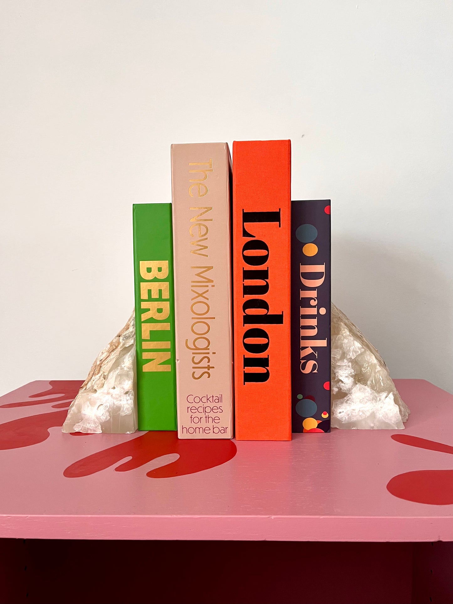 Cut Marble Bookends