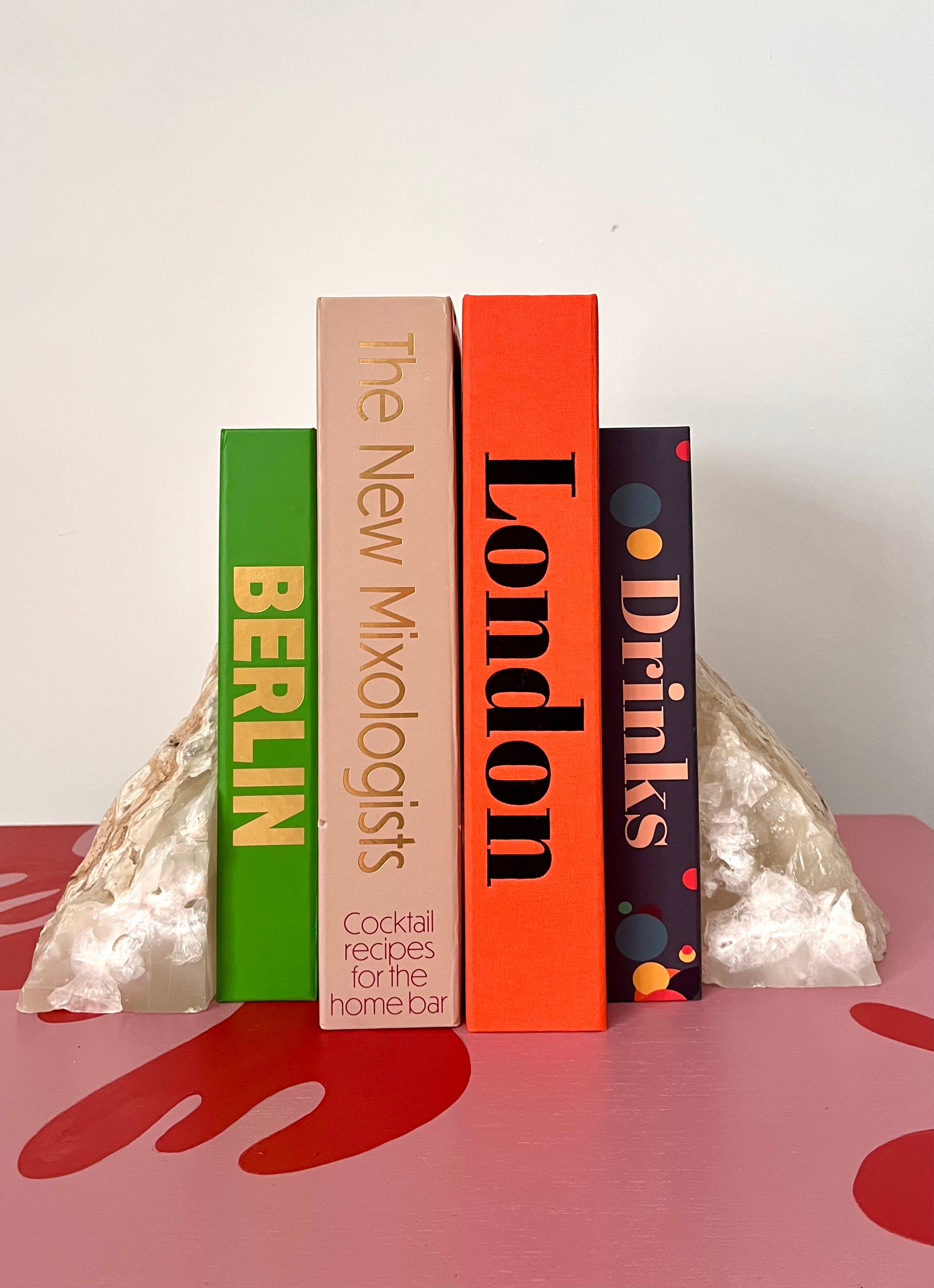 Cut Marble Bookends