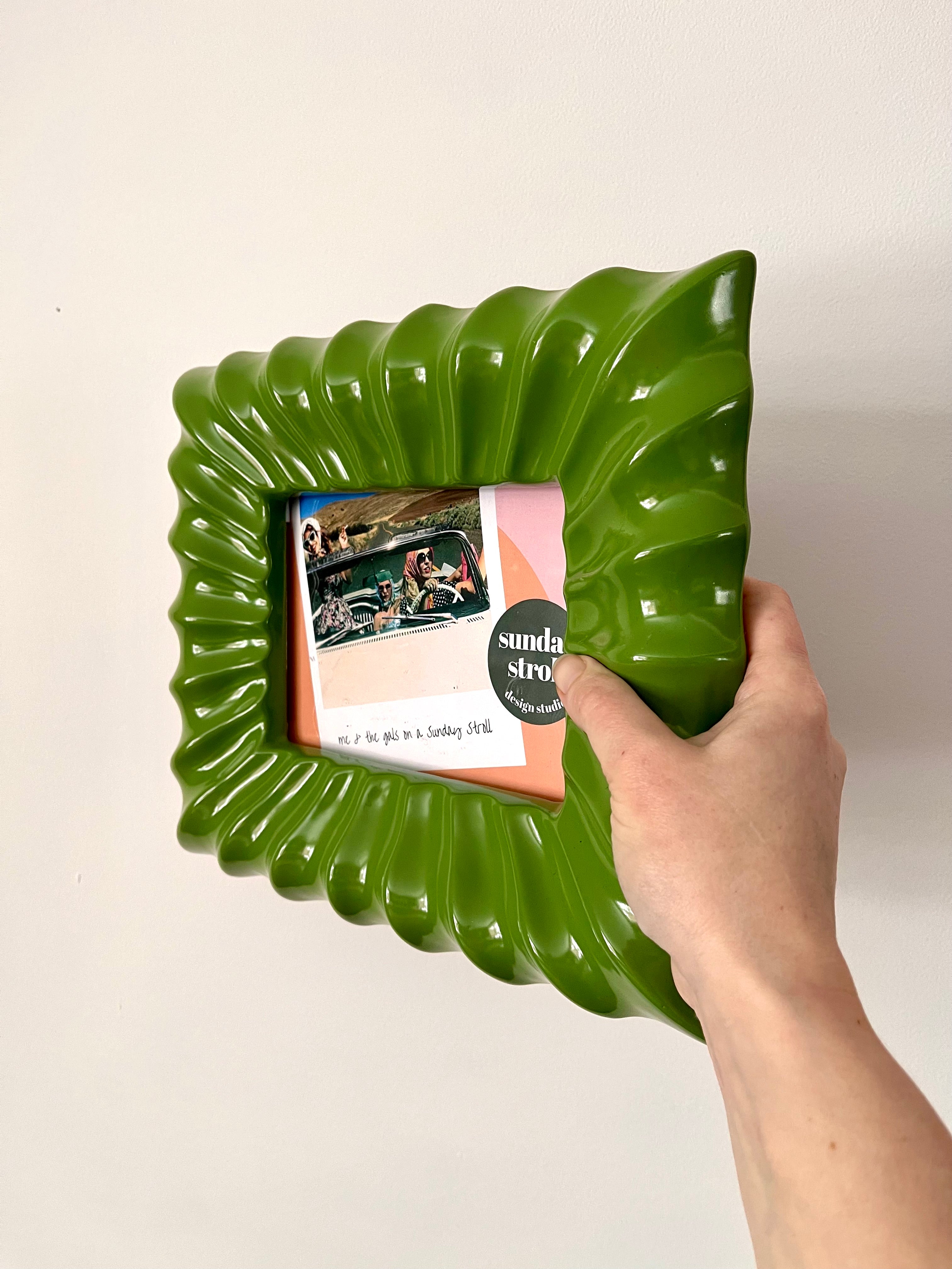 Green Ceramic Statement Frame