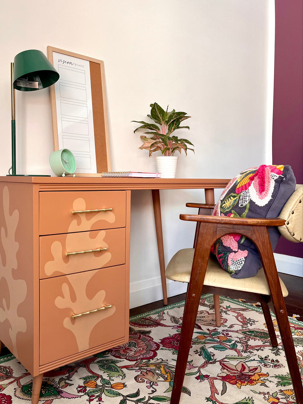 Three Drawer Desk