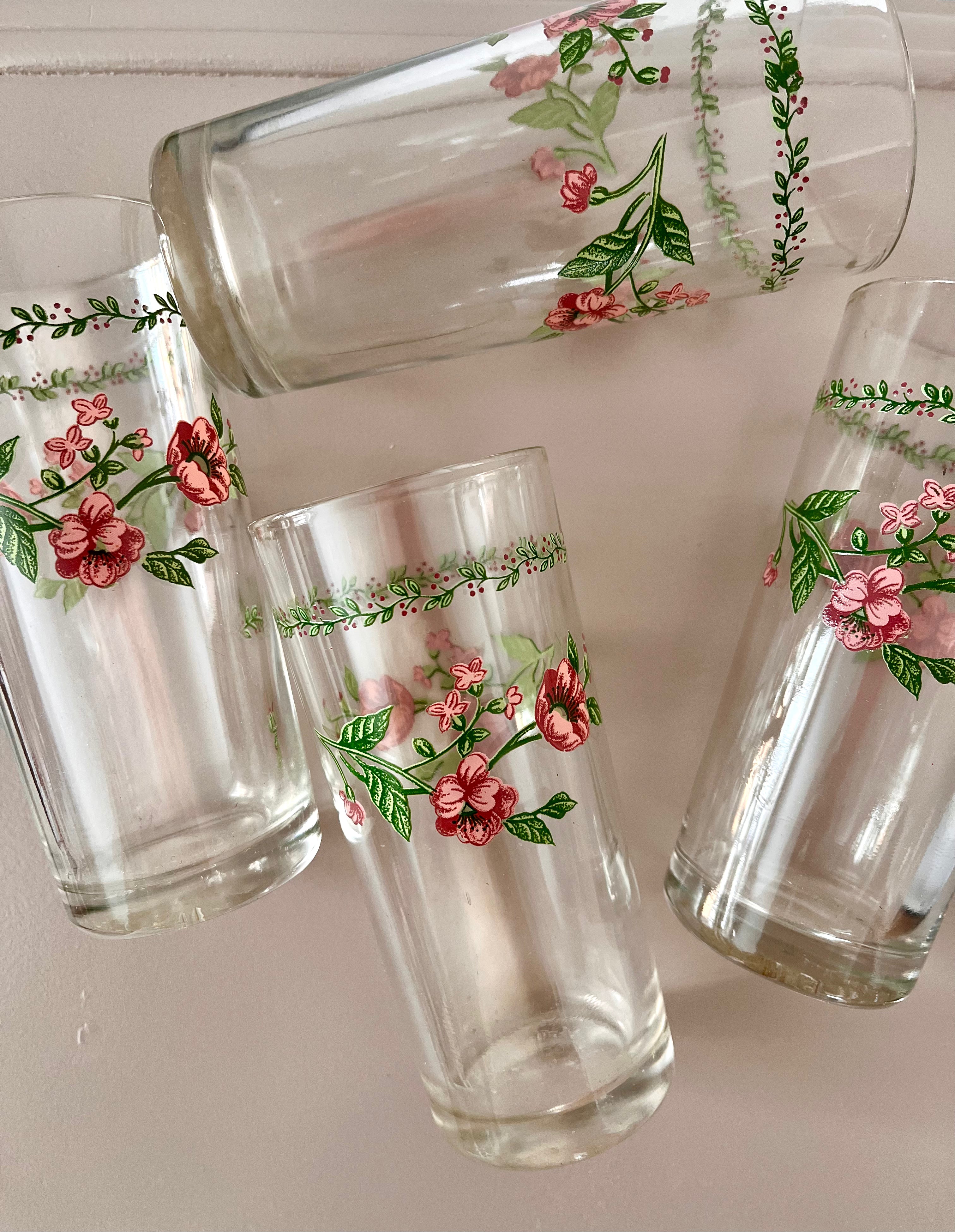 Floral Brunch Glasses