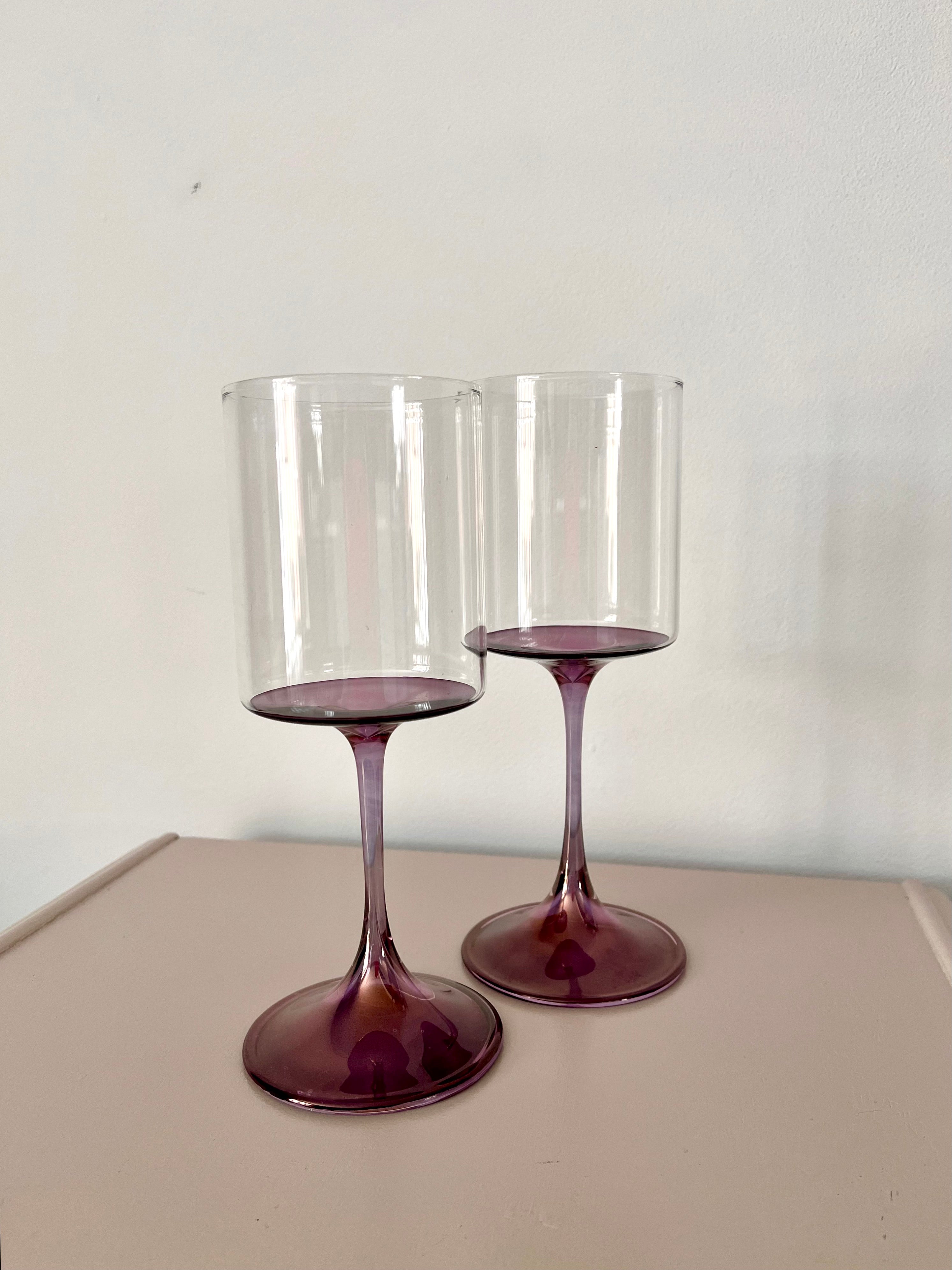 Slender Wine Glass Pair